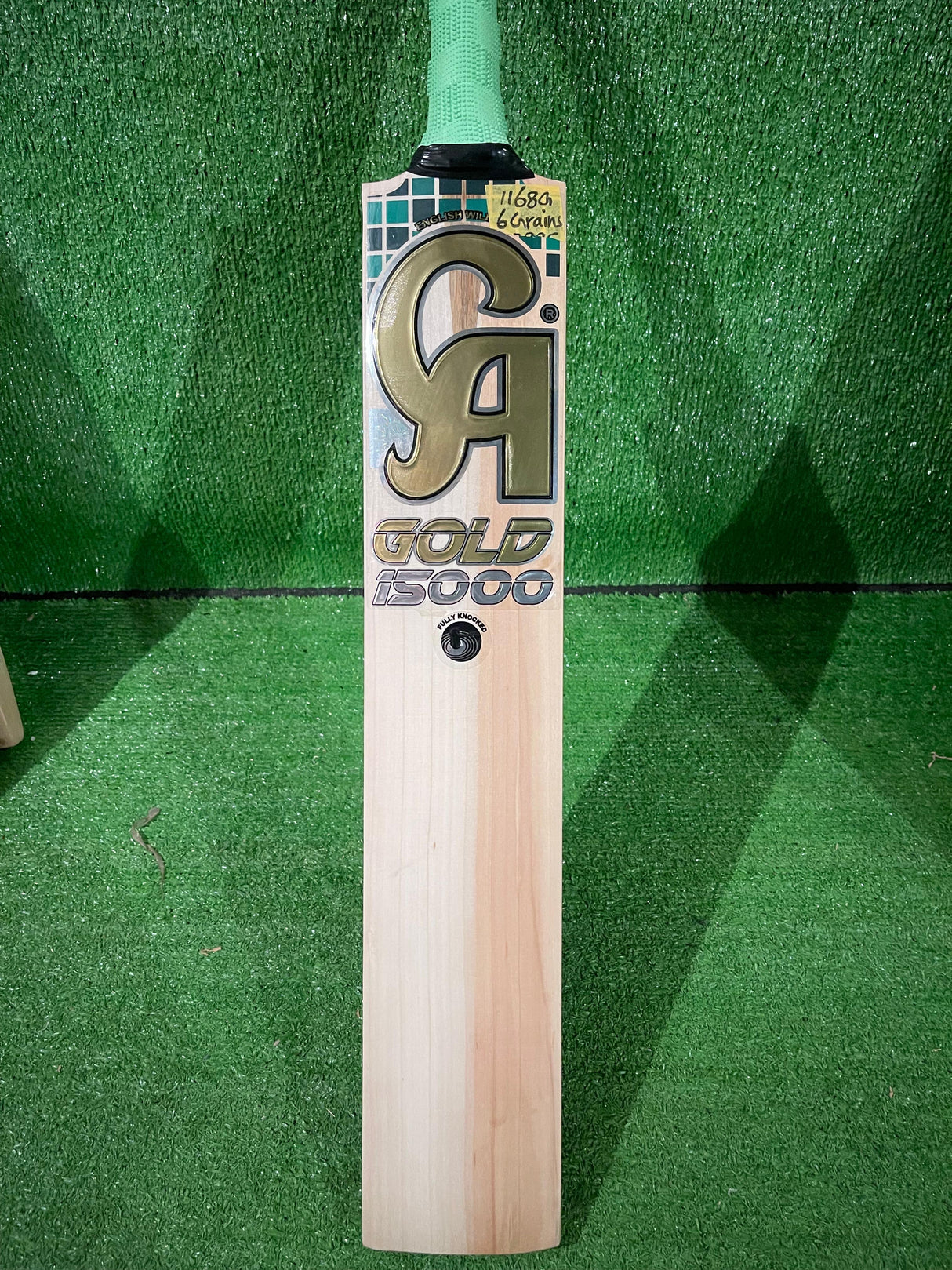 CA Gold 15000 English Willow Bat  - 6 Grains- 1168g