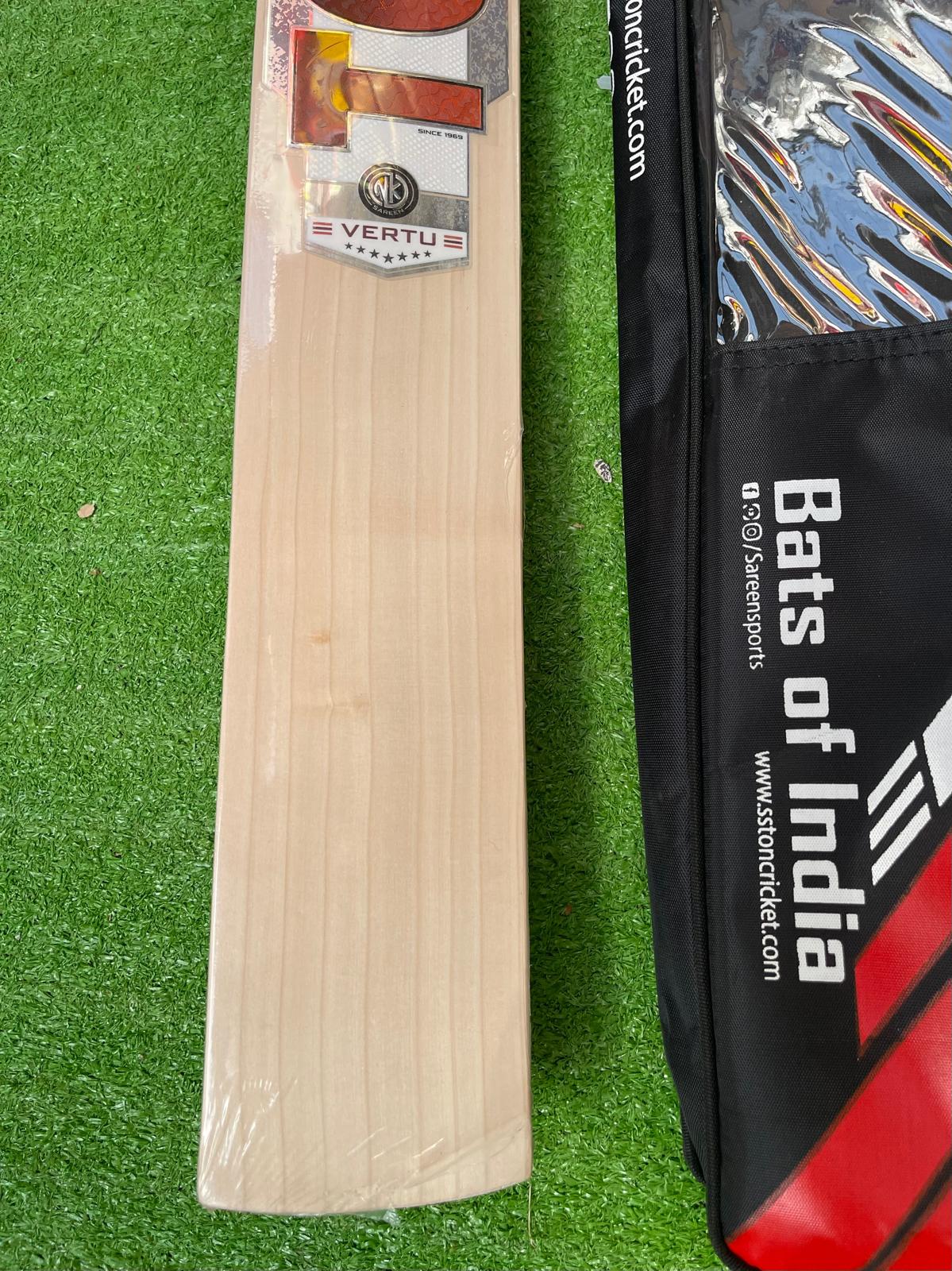 TON VERTU EDITION | English willow Cricket Bat - 8 Grains- 1190g