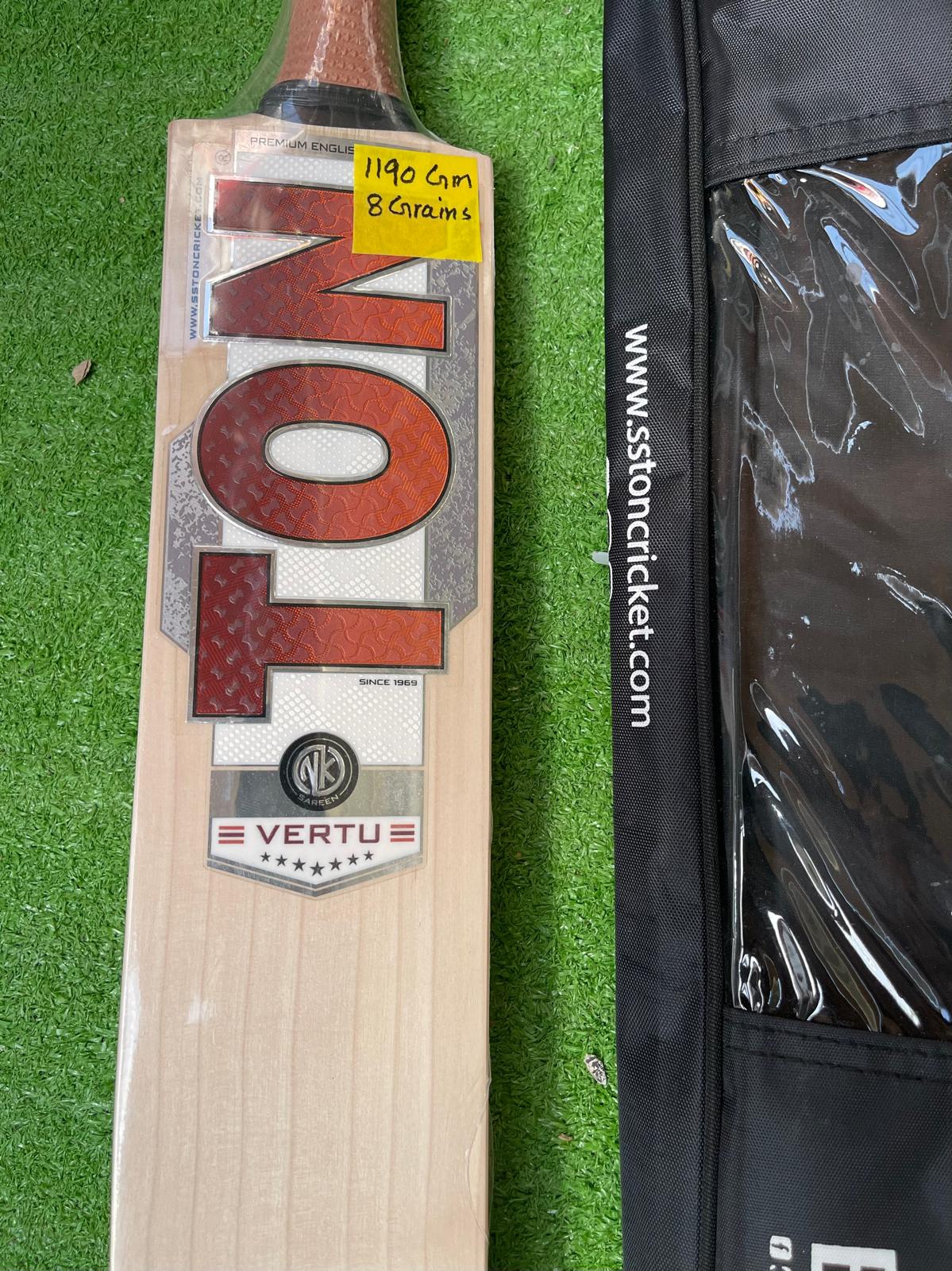 TON VERTU EDITION | English willow Cricket Bat - 8 Grains- 1190g
