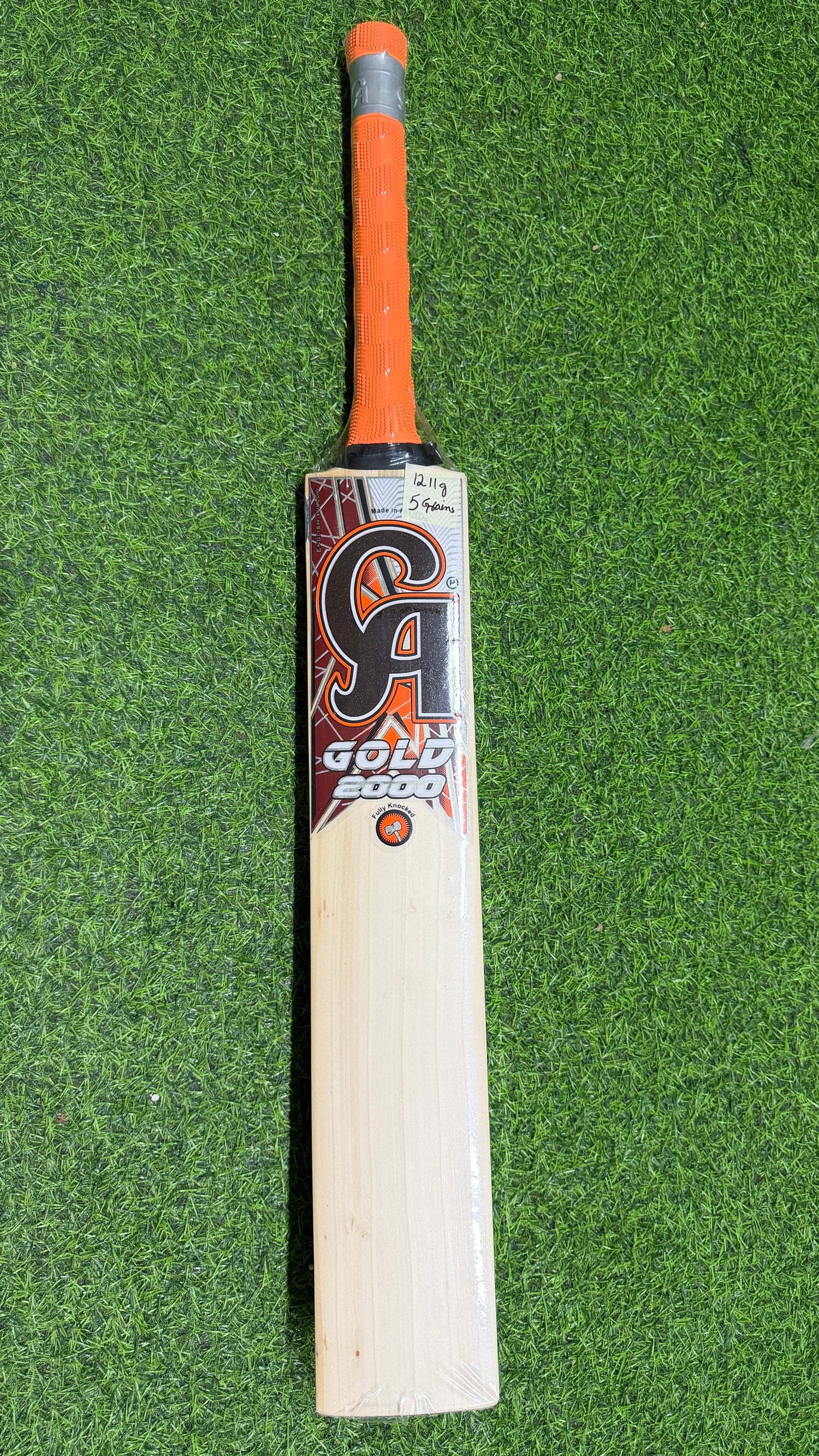 CA GOLD 2000 English Willow Cricket Bat - 1211g- 5 Grains
