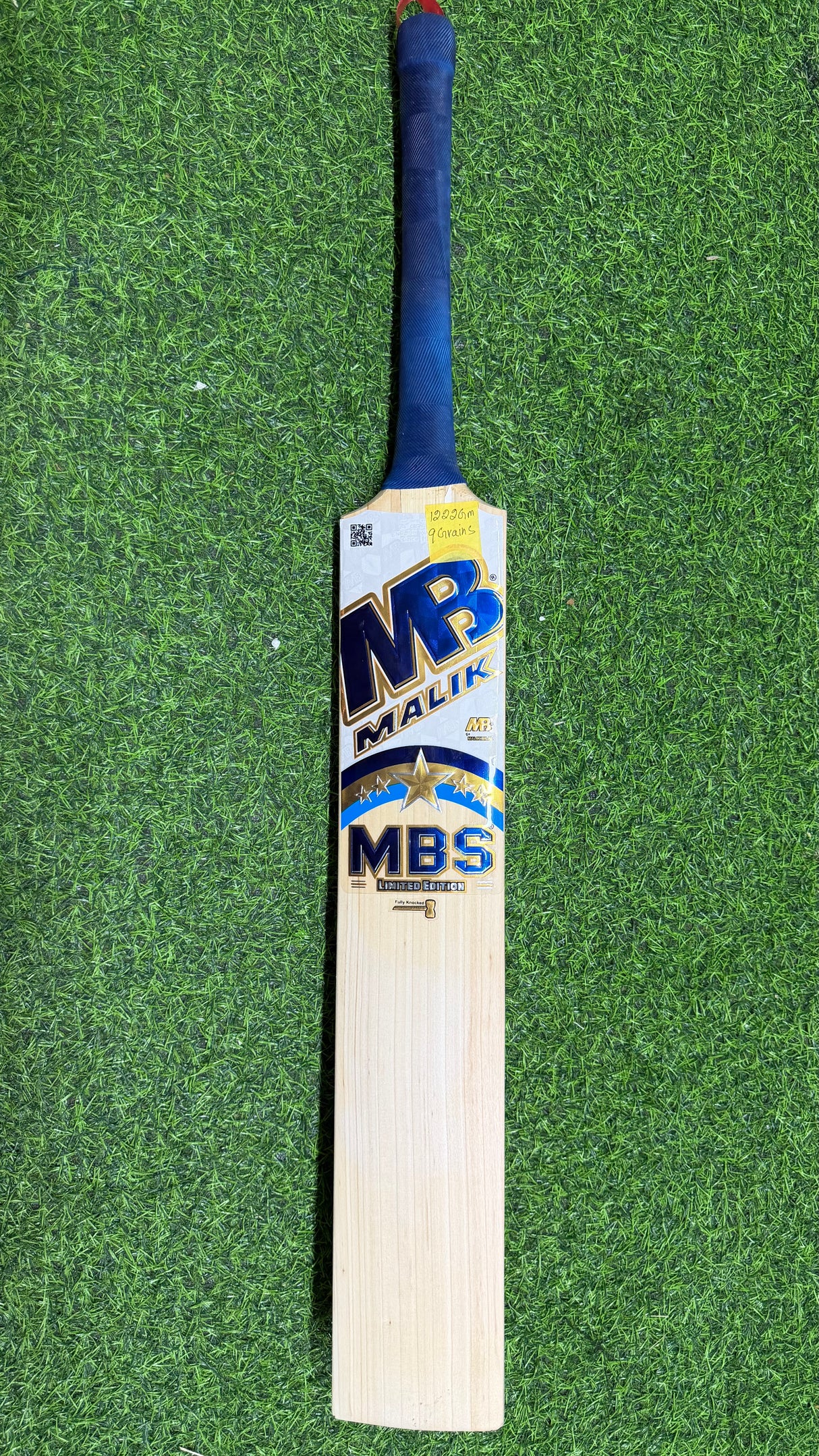 MALIK MBS LIMITED EDITION English Willow Cricket Bat -SH-9 GRAINS-1222g