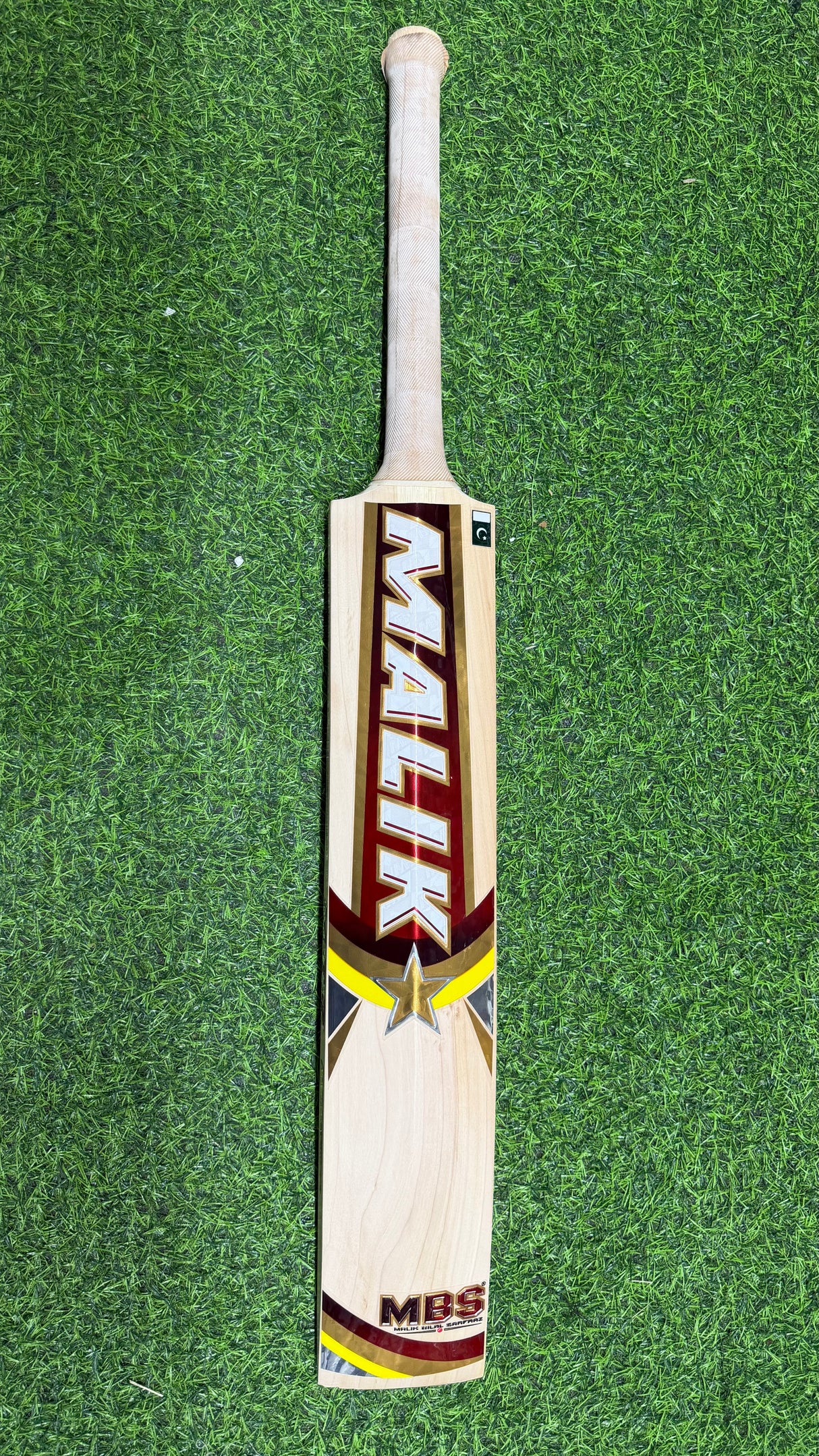 MALIK MBS PRO English Willow Cricket bat-7 GRAINS-1223g