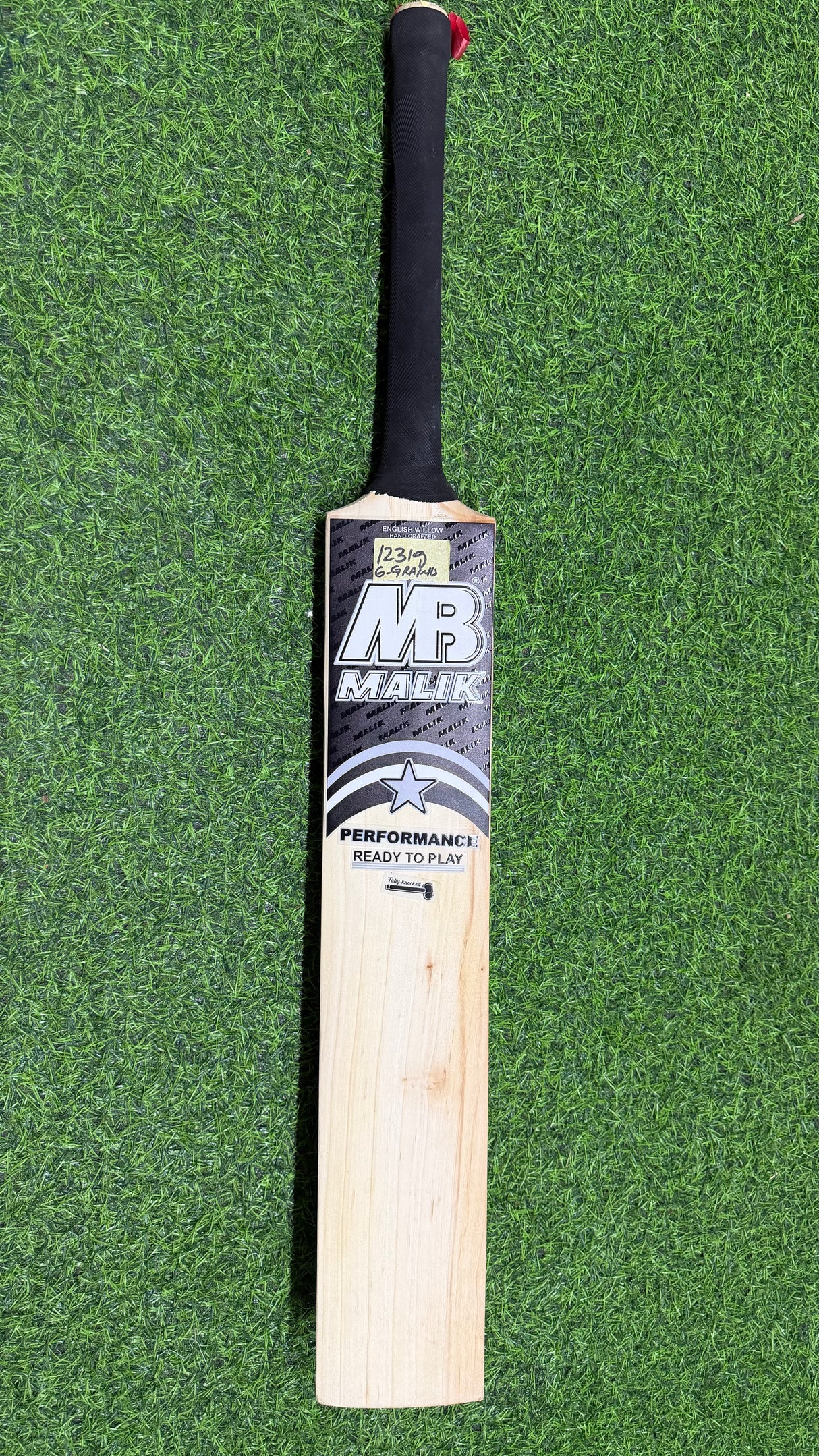 MB MALIK Performance English Willow Cricket bat-1231g-6 Grains