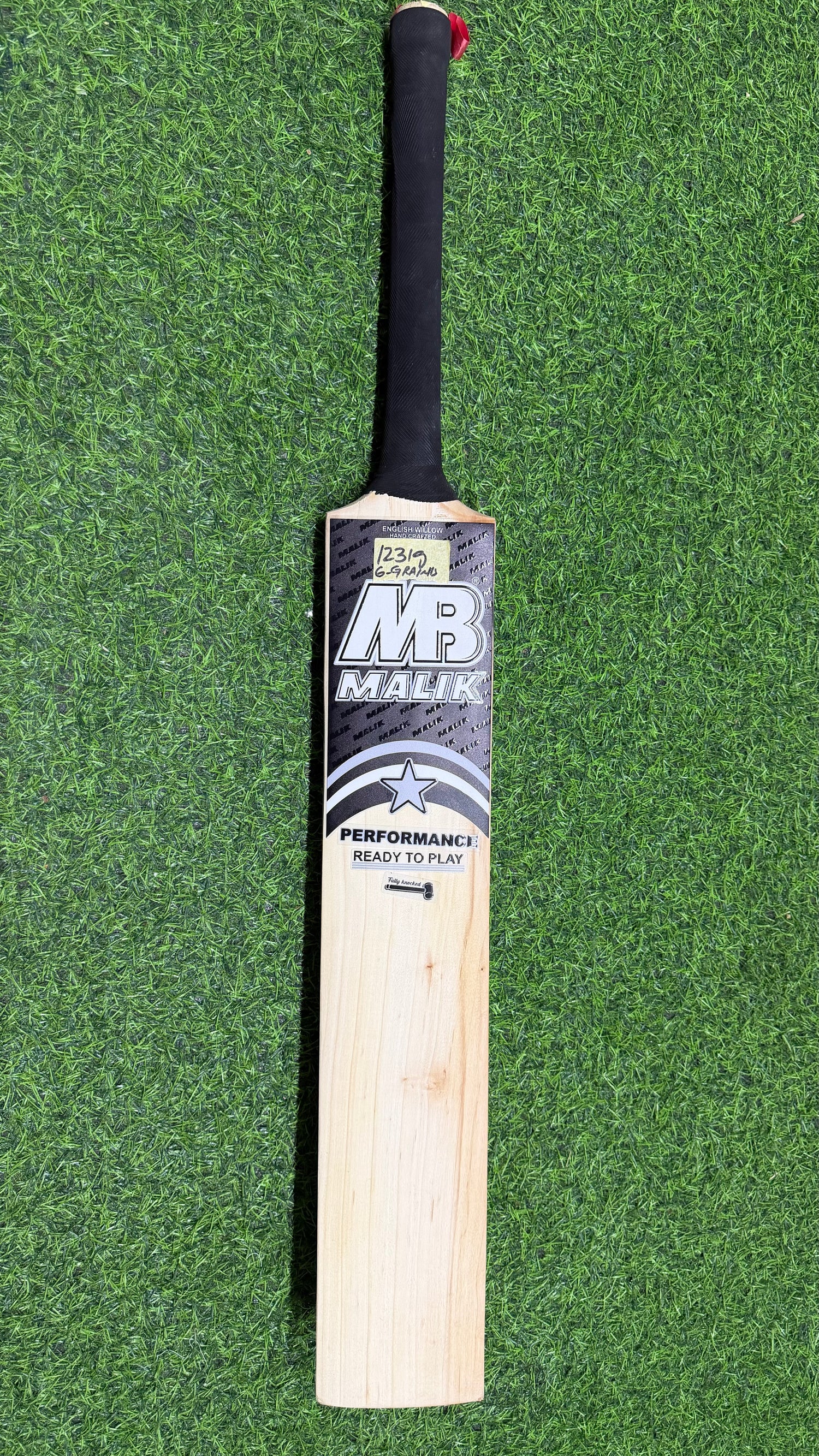MB MALIK Performance English Willow Cricket bat-1231g-6 Grains