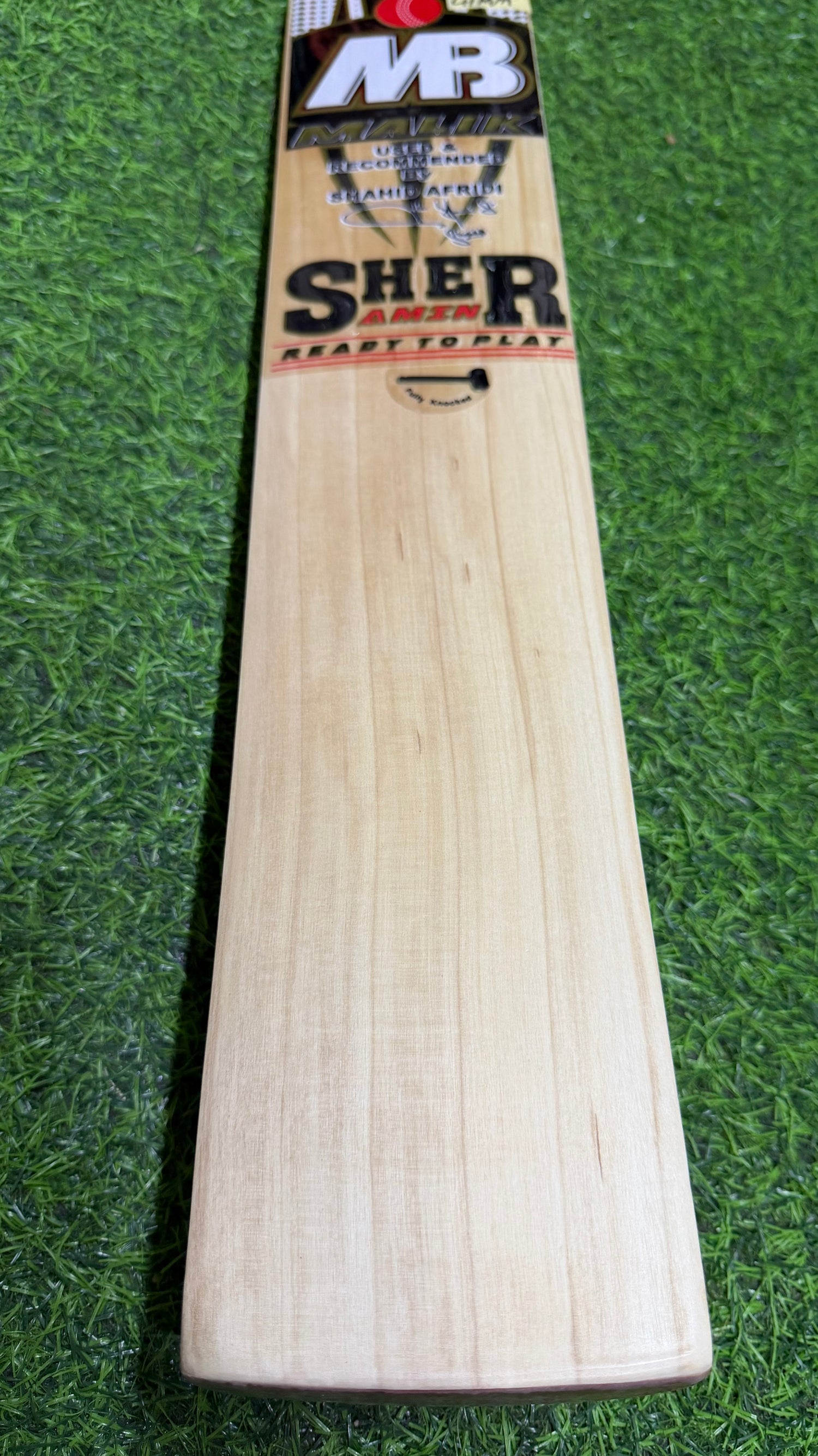 MB MALIK SHER AMIN English Willow Cricket bat-6 Grains-1234g