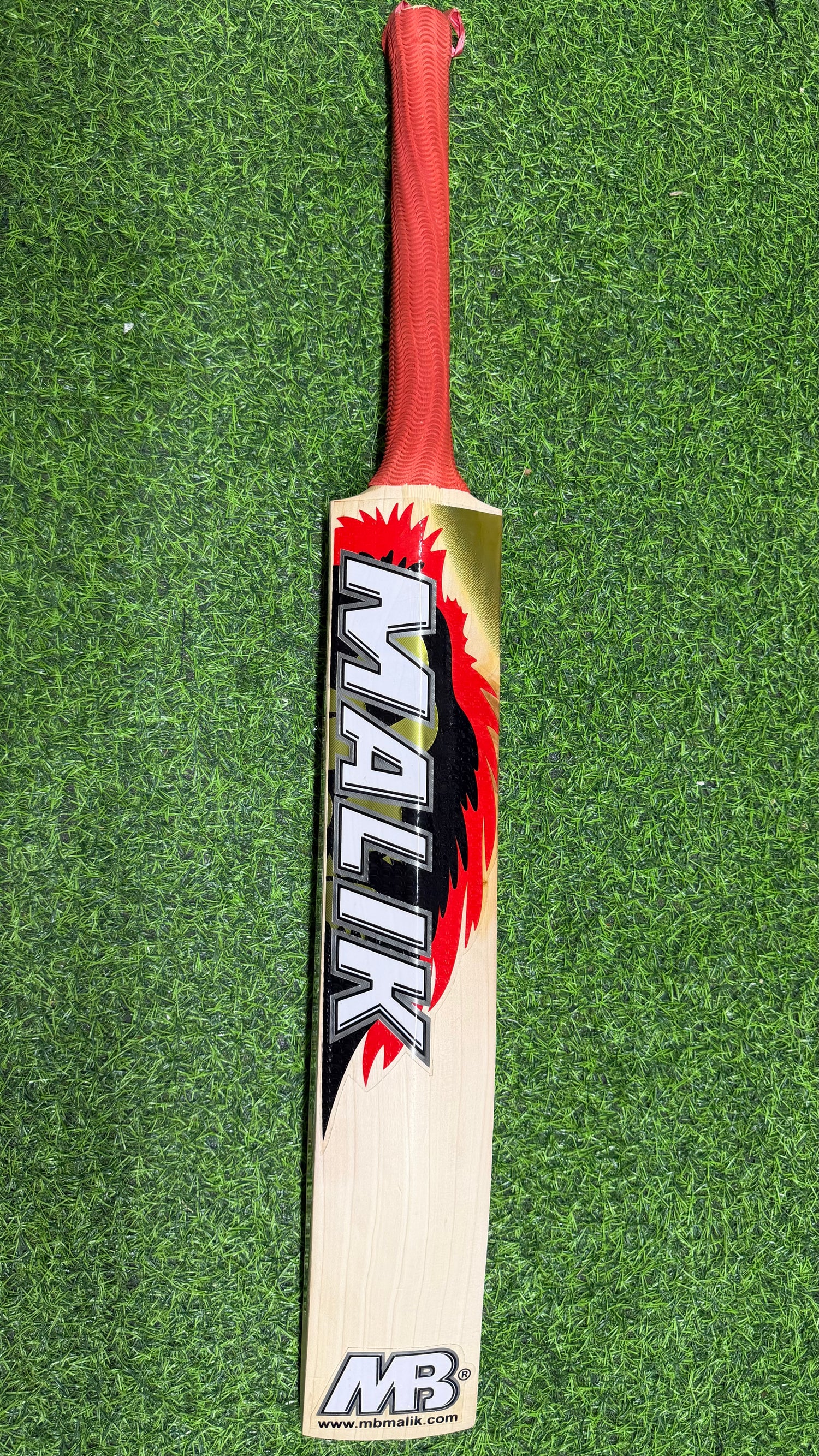 MB MALIK BUBBER SHER English Willow Cricket Bat -7 Grains-1243g