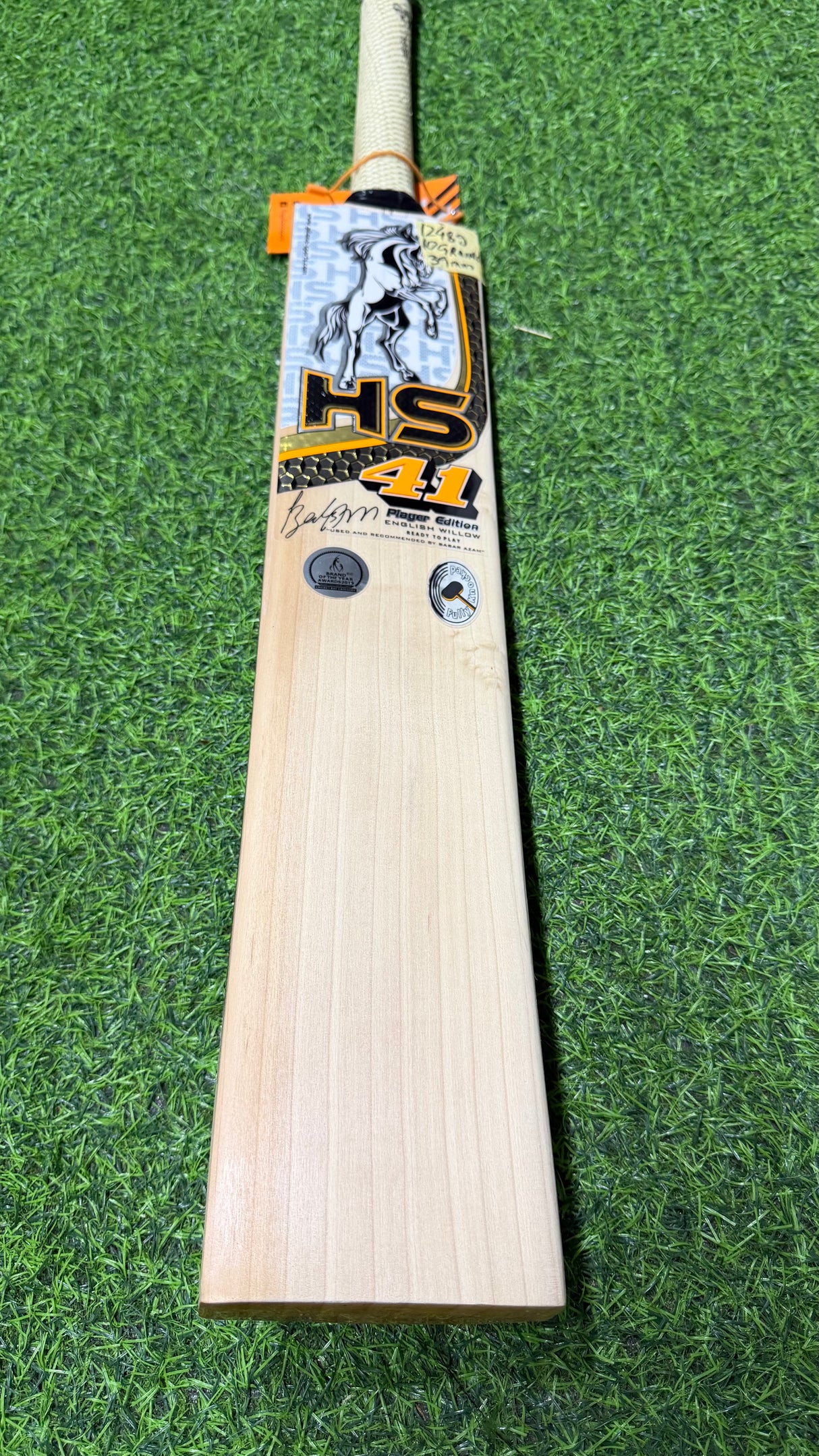HS 41 -Grade 1 English Willow Cricket Bat-SH-10 Grains-1248g