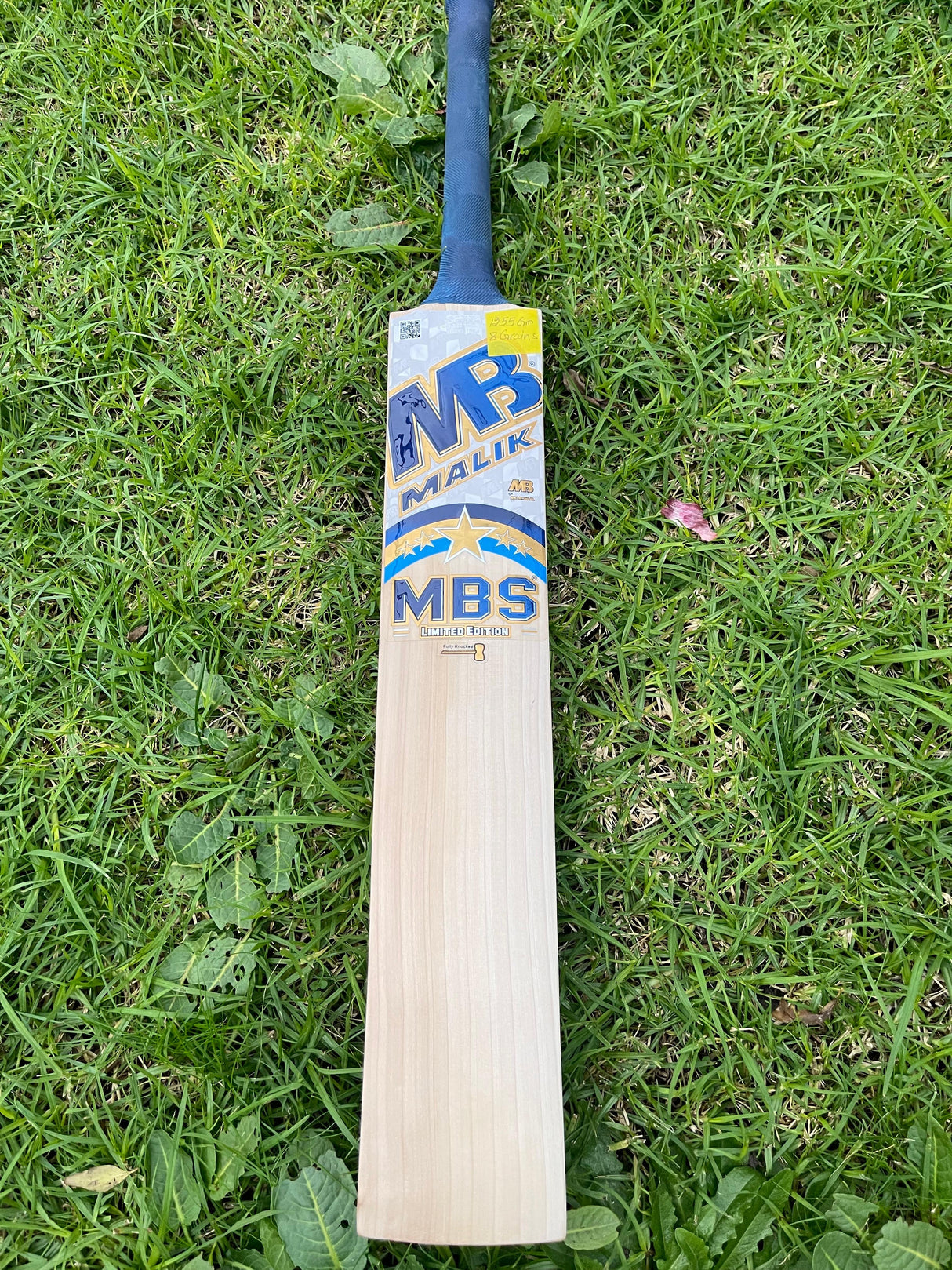Malik MBS Limited Edition Grade 2 English Willow Cricket Bat | 1255g 8 Grains