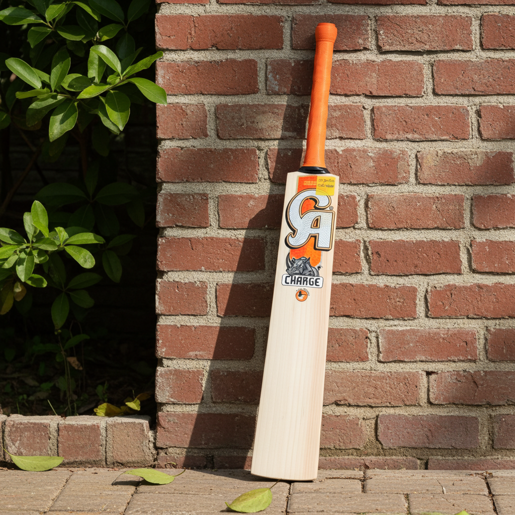 CA CHARGE English Willow Cricket Bat - 8 Grains-1225g