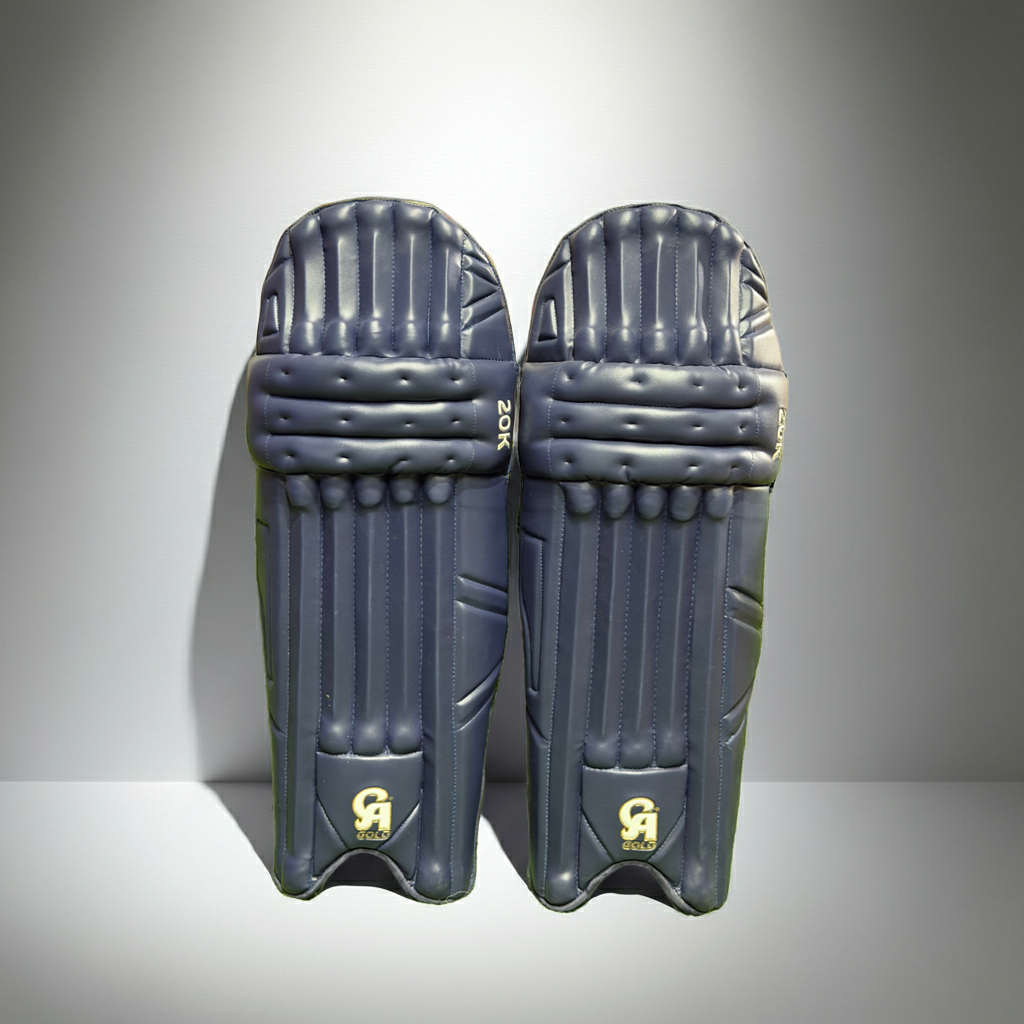 CA GOLD 20K Cricket batting Pads- Navy Blue
