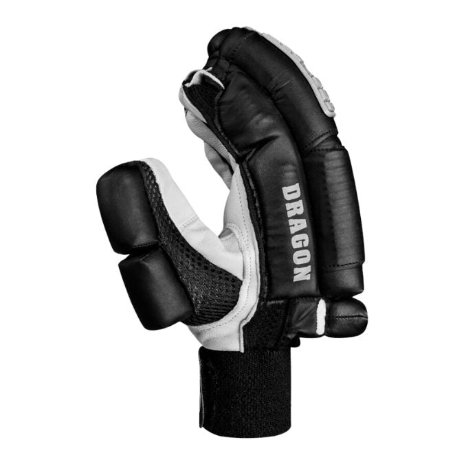 CA Gold Dragon Cricket Batting Gloves - Black