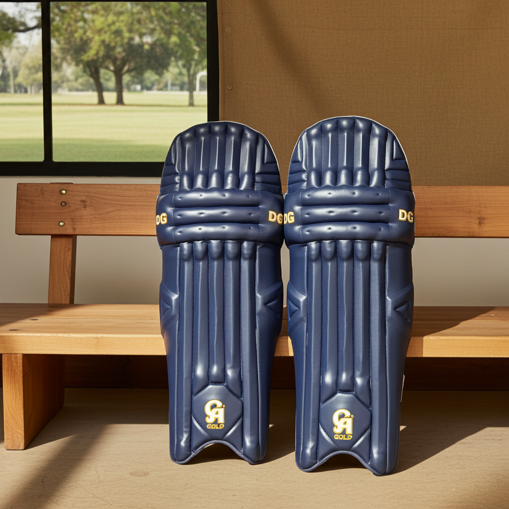 CA GOLD DG Cricket Batting Pads-Navy Blue