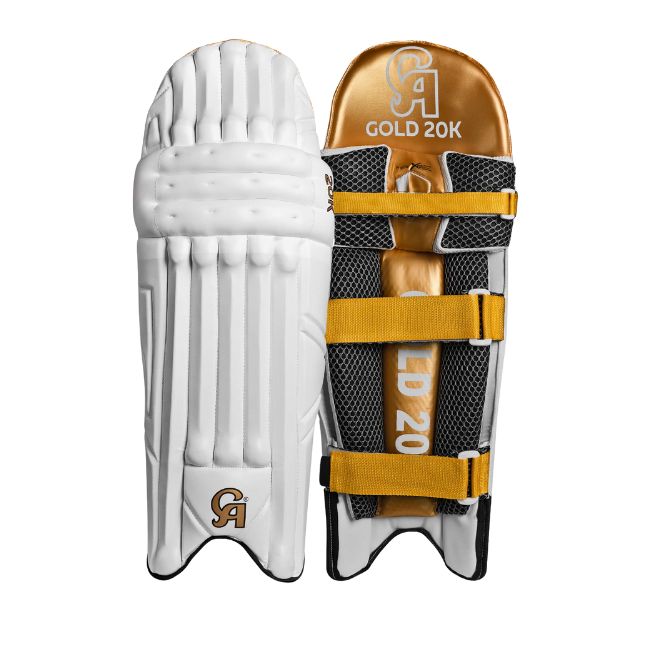 CA GOLD 20K Cricket batting Pads-White