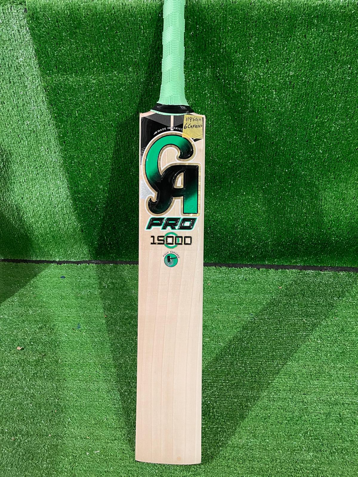 CA PRO 15000 English Willow Cricket Bat-6 Grains-1195g