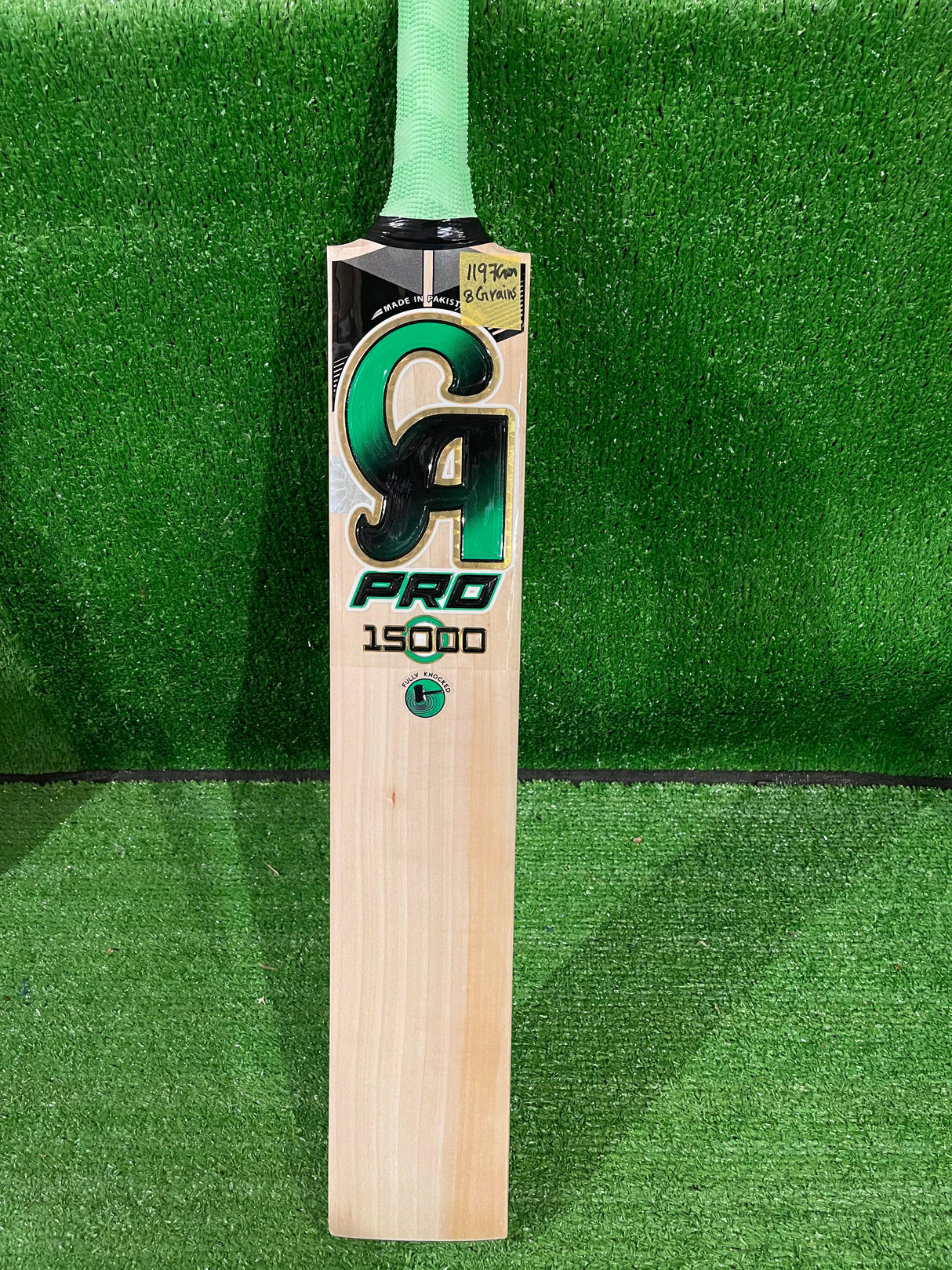 CA PRO 15000 English Willow Cricket Bat-8 Grains-1197g