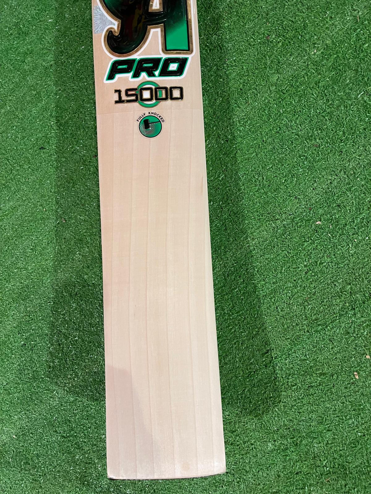 CA PRO 15000 English Willow Cricket Bat-6 Grains-1195g