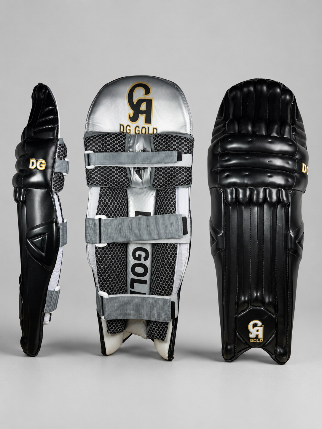 CA GOLD DG Batting Cricket Pads | Black