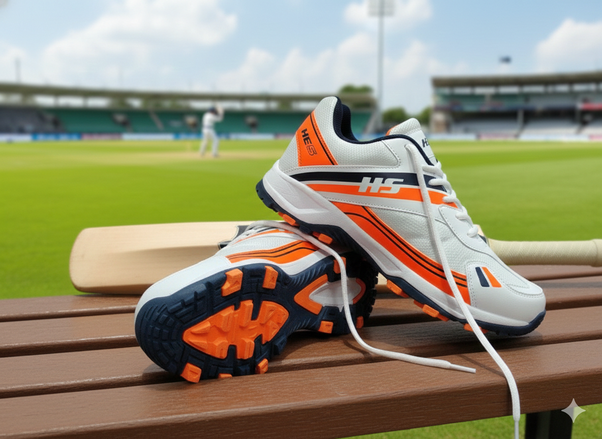 HS-CORE 5 Cricket shoes-Rubber stud
