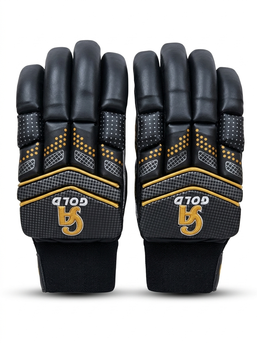 CA GOLD 20K Cricket batting gloves - Black