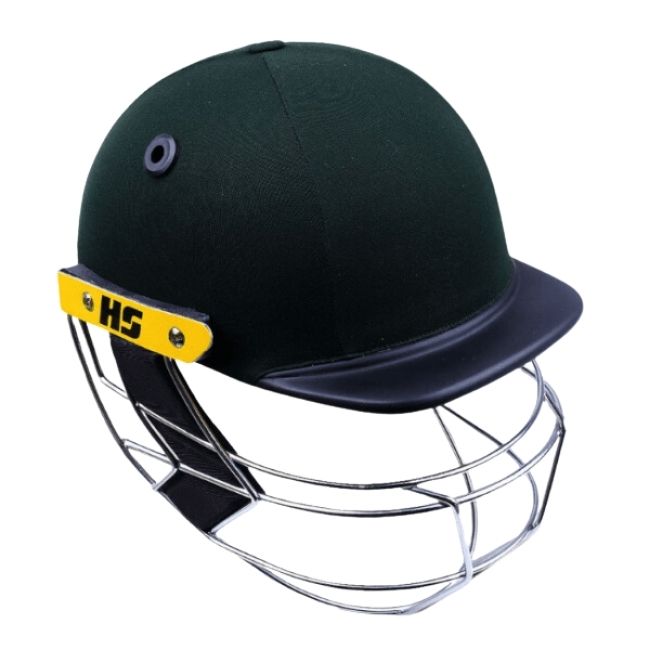 HS 41 Cricket Batting Helmet - Neck Protection | Green