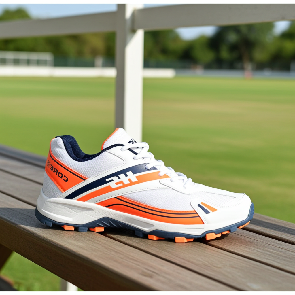 HS-CORE 5 Cricket shoes-Rubber stud