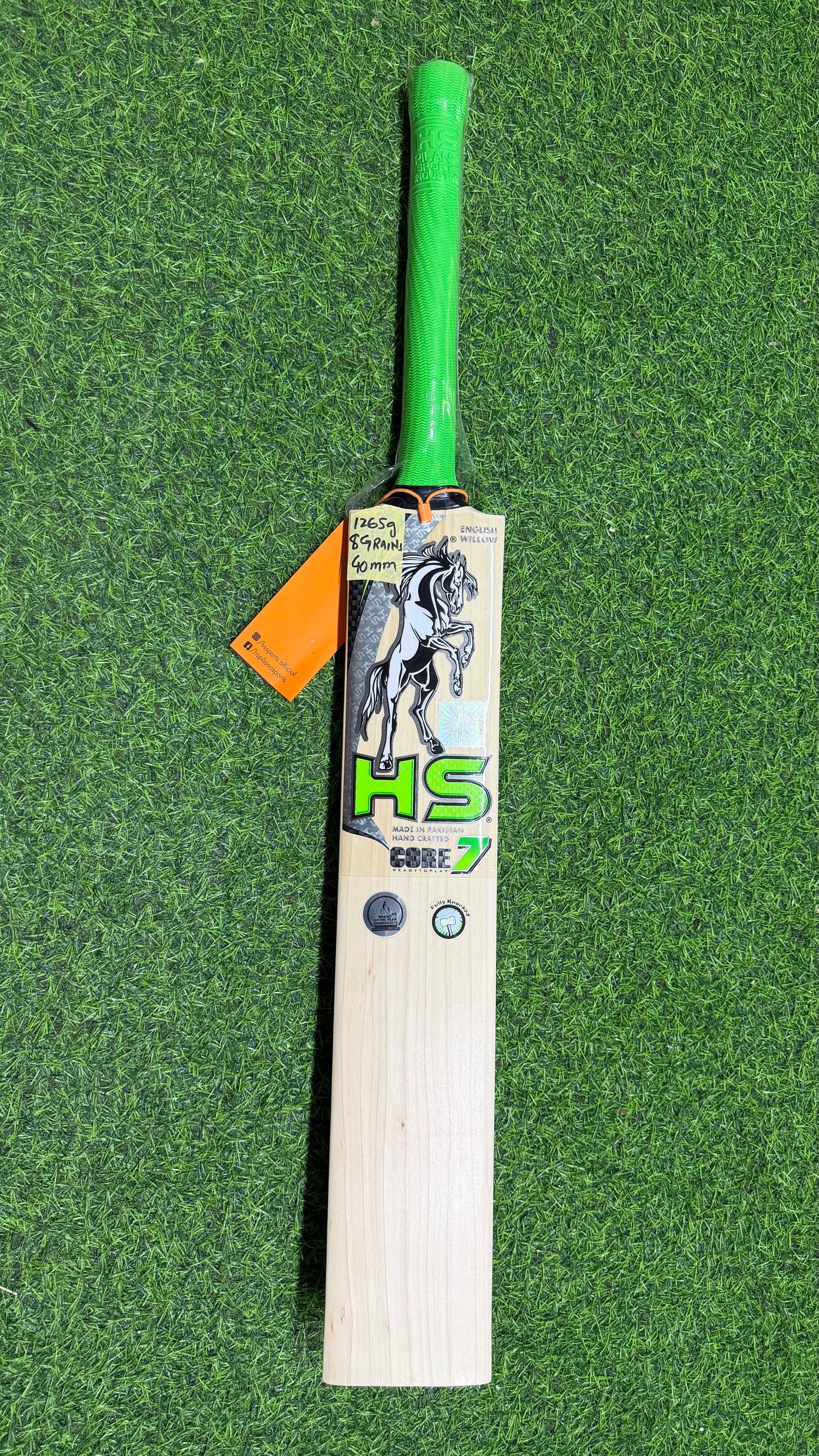 HS CORE-7 English Willow Cricket bat-1265g-8 Grains