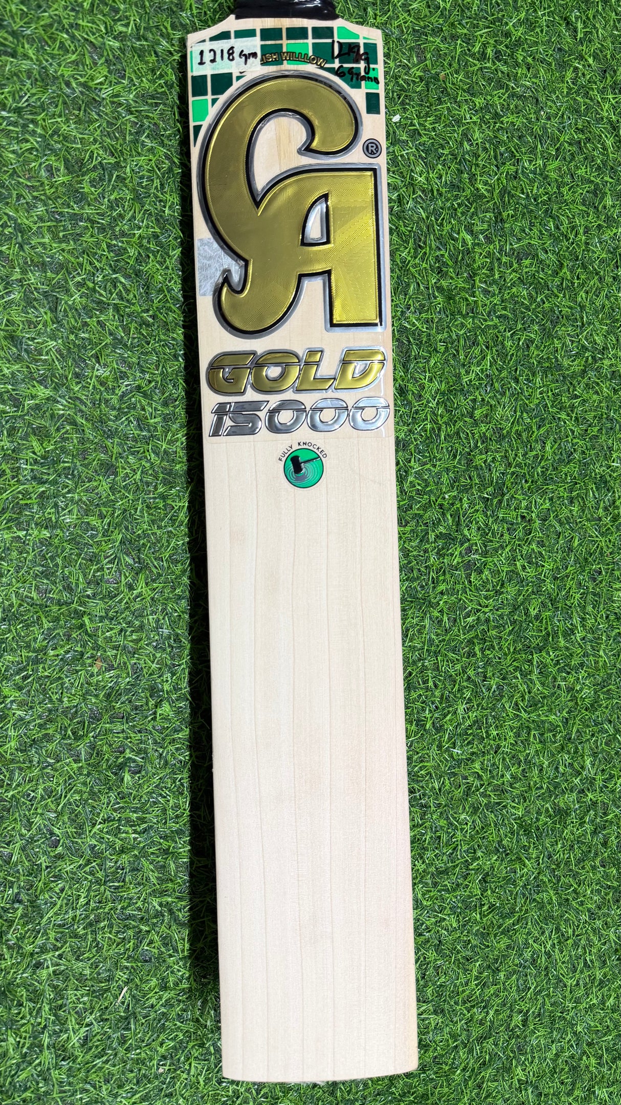 CA Gold 15000 English Willow Bat 1218g - 6 Grains