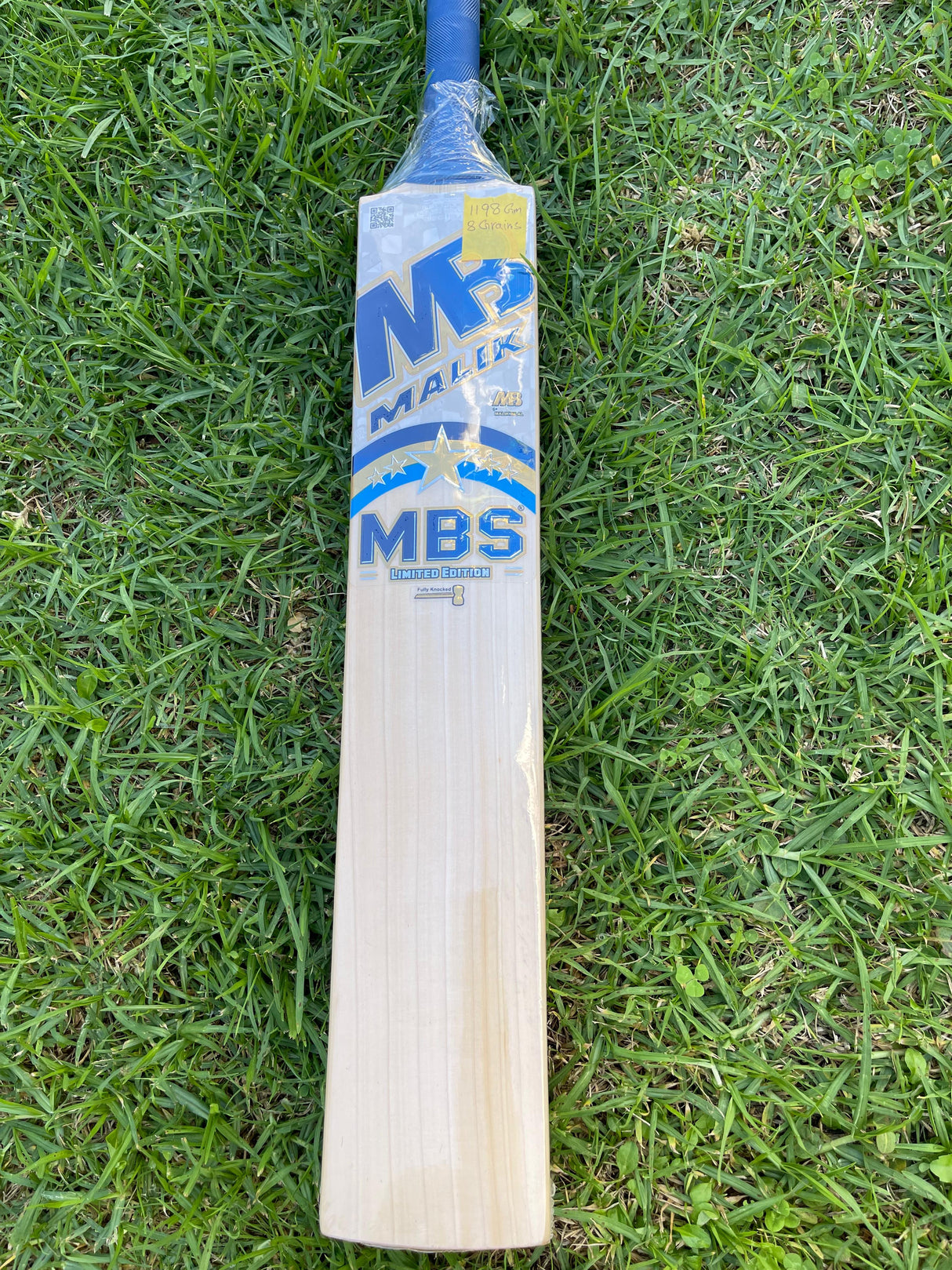 Malik MBS Limited Edition-Grade 2 English Willow Cricket Bat-SH- 8Grains-1198g
