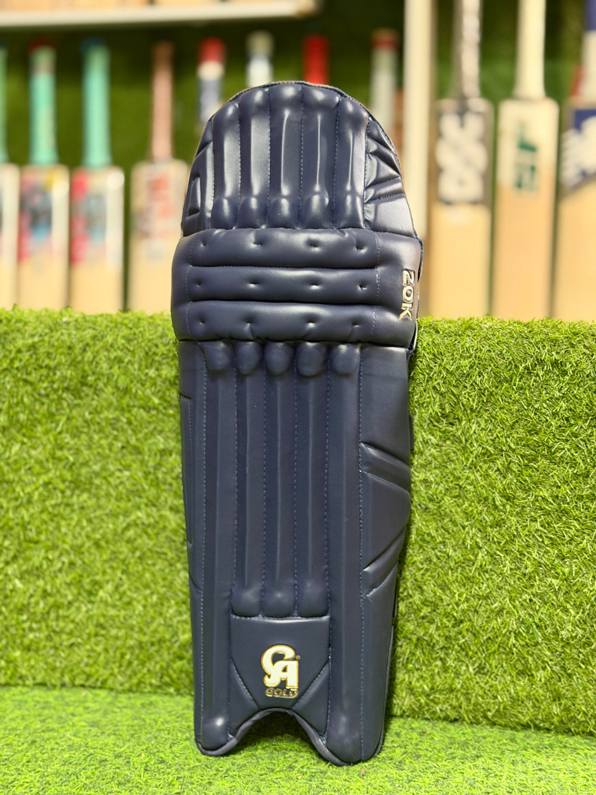 CA GOLD 20K Cricket batting Pads- Navy Blue