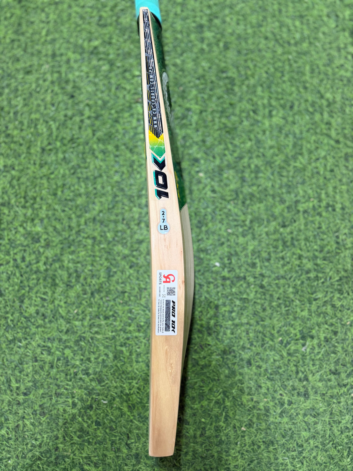 CA Pro 10k English Willow Cricket Bat - 8 Grains-1205g - 2.7 lb