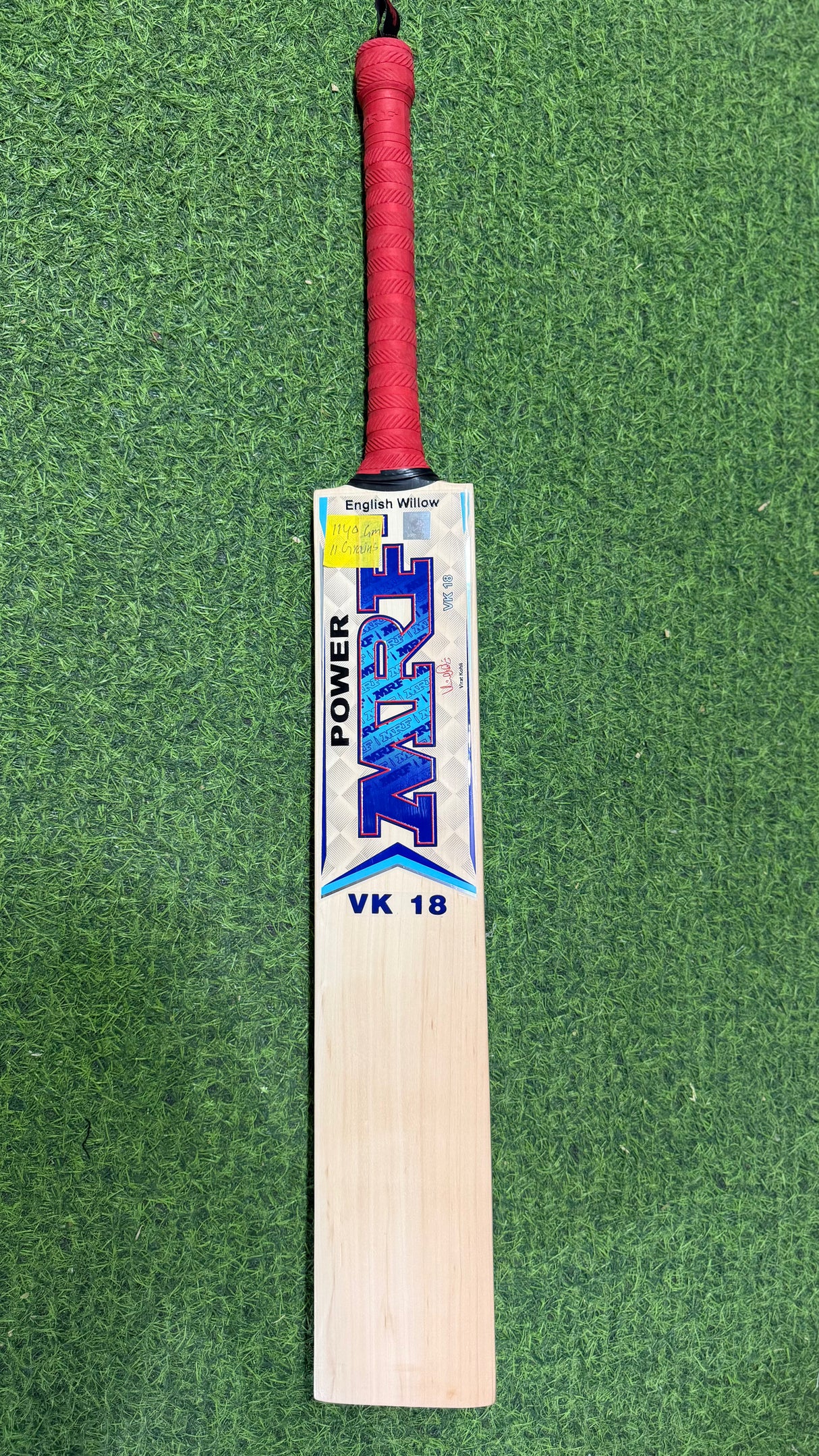 MRF Power VK 18 English Willow Cricket Bat - 11 Grains / 1140 grams