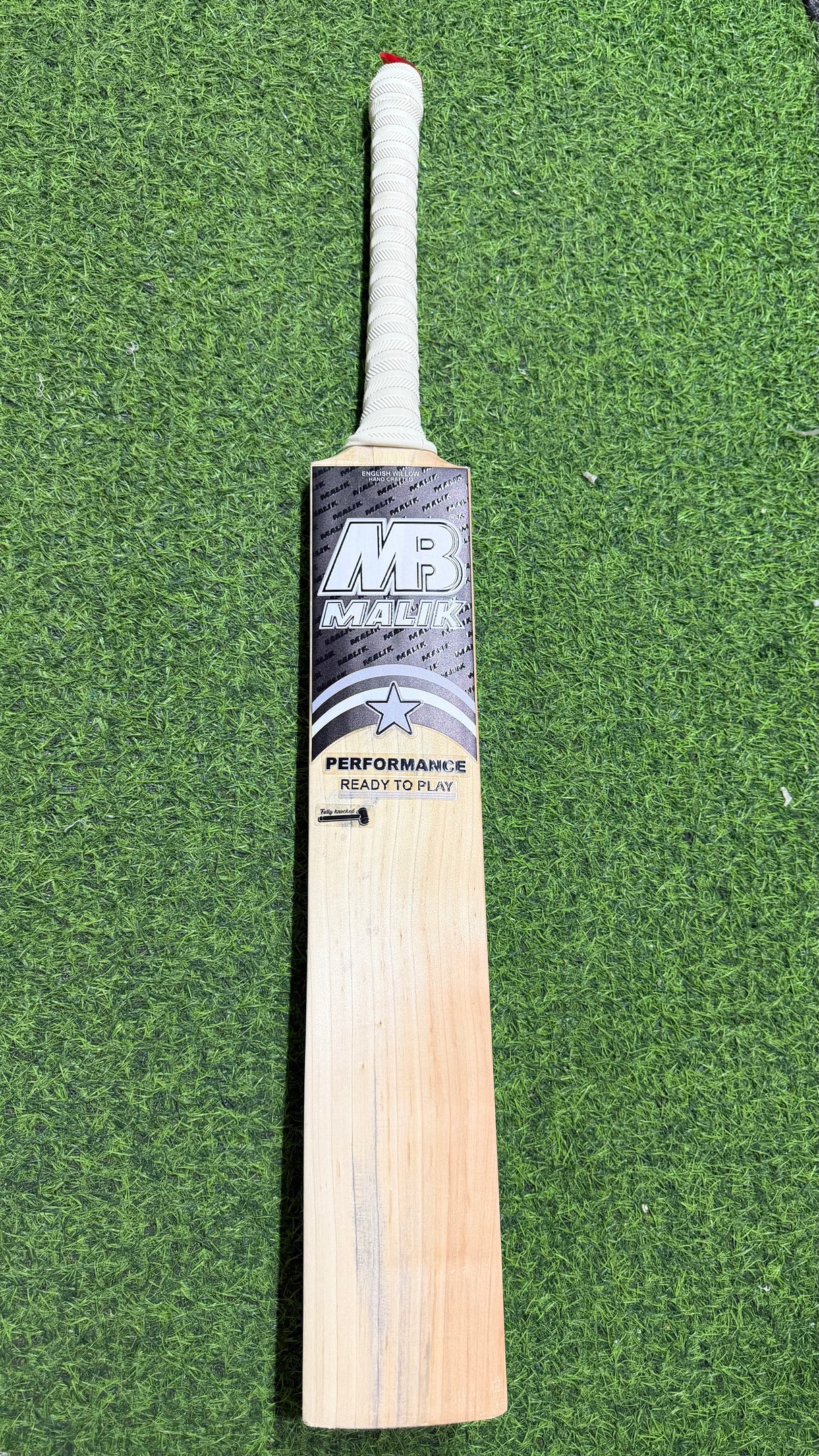 MB MALIK Performance English Willow Cricket bat-1231g-6 Grains