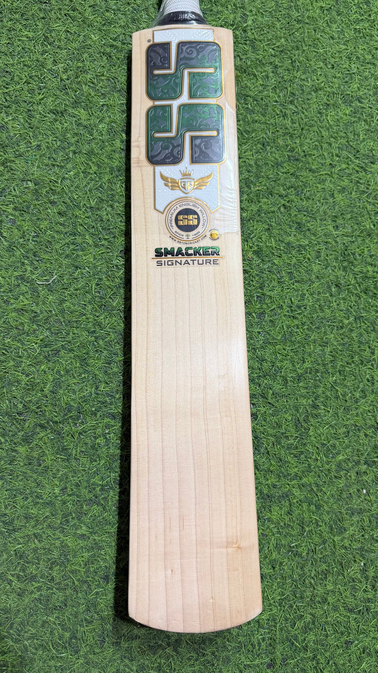 SS Smacker Signature Premium English willow Cricket Bat - 8 Grains - 1170g