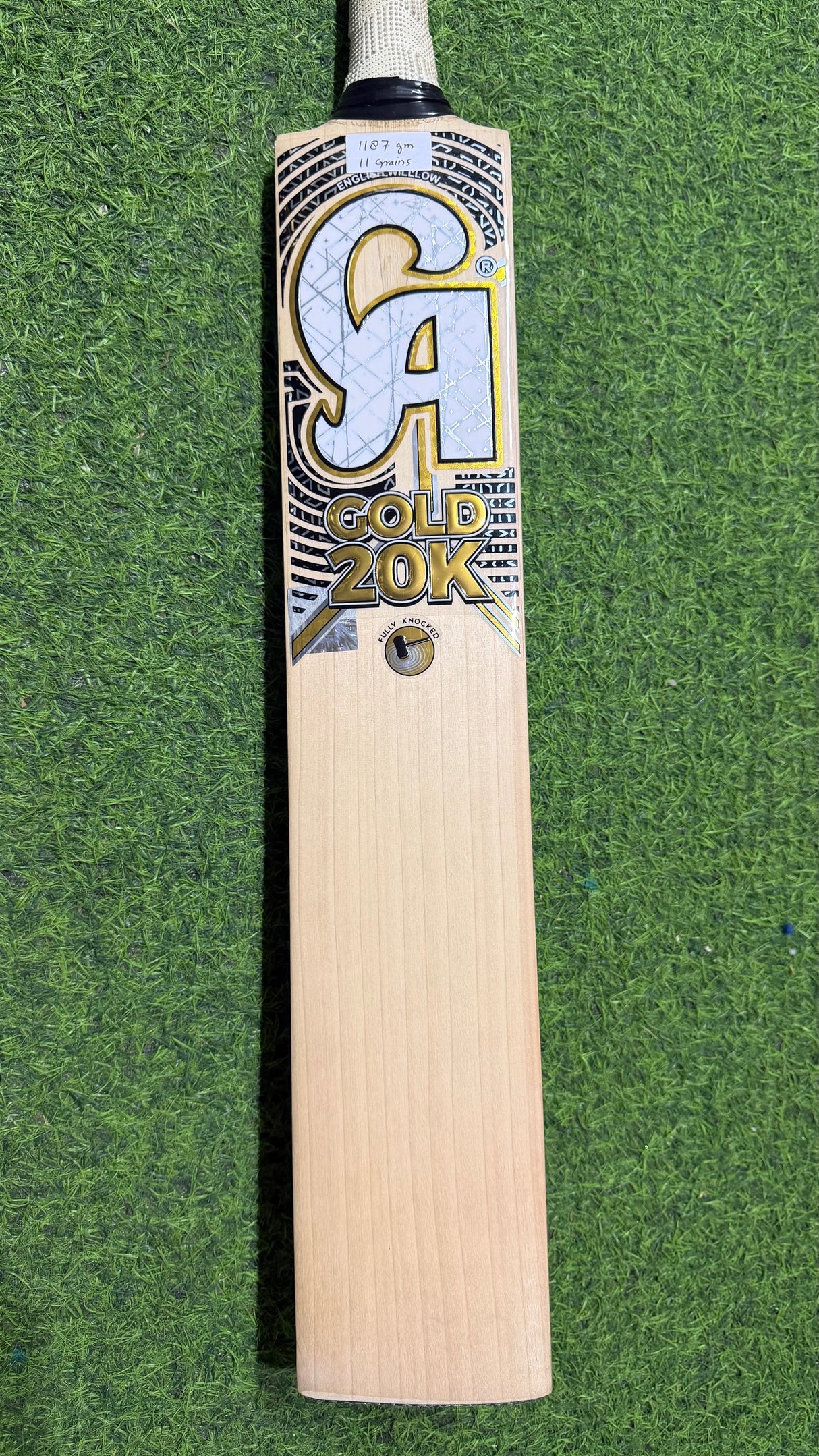 CA Gold 20k Cricket Bat Player Grade -11 Grains-1187g - 2.8 lb