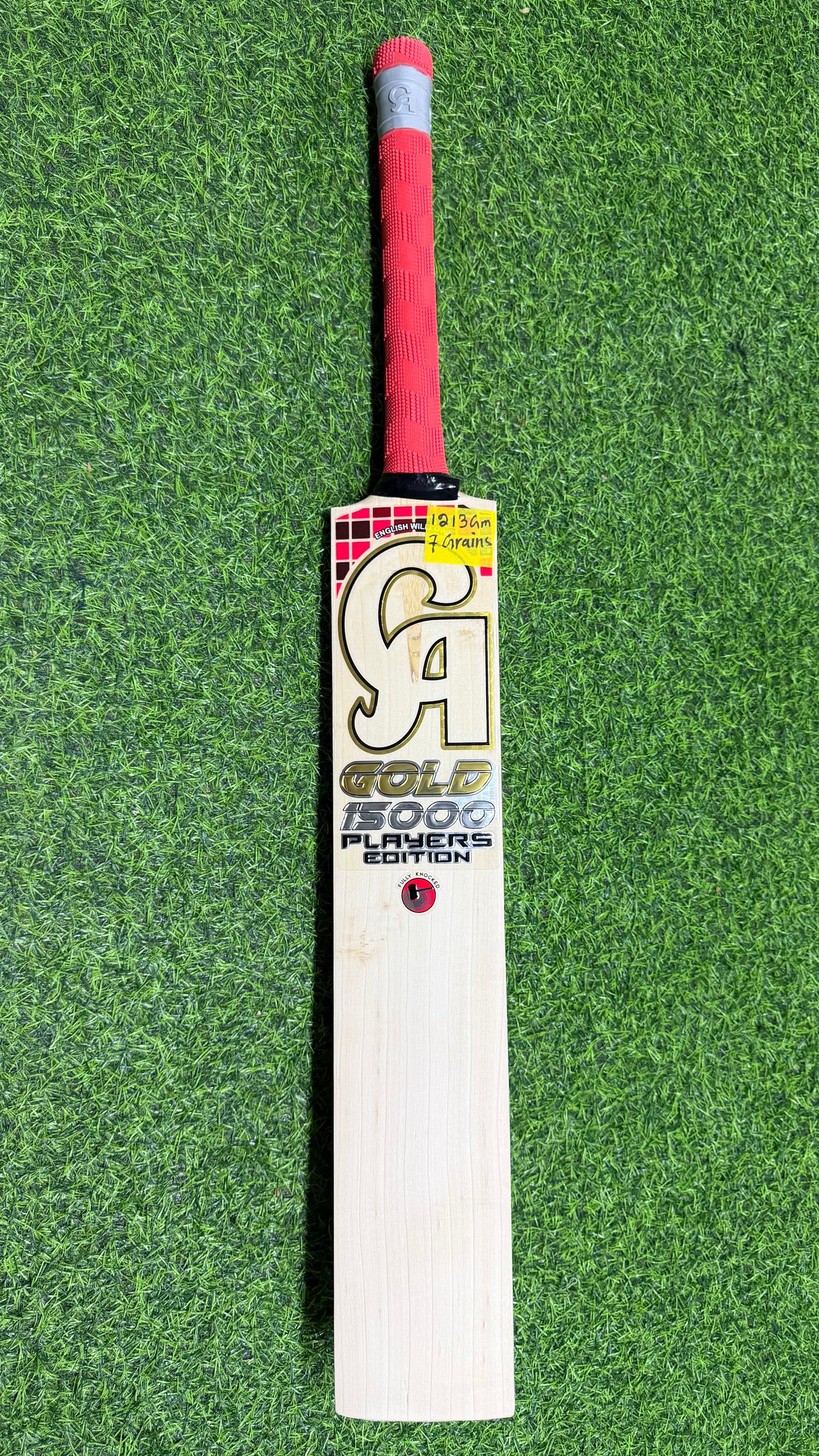CA Gold 15000 Players Edition English Willow Bat 1213g - 7 Grains