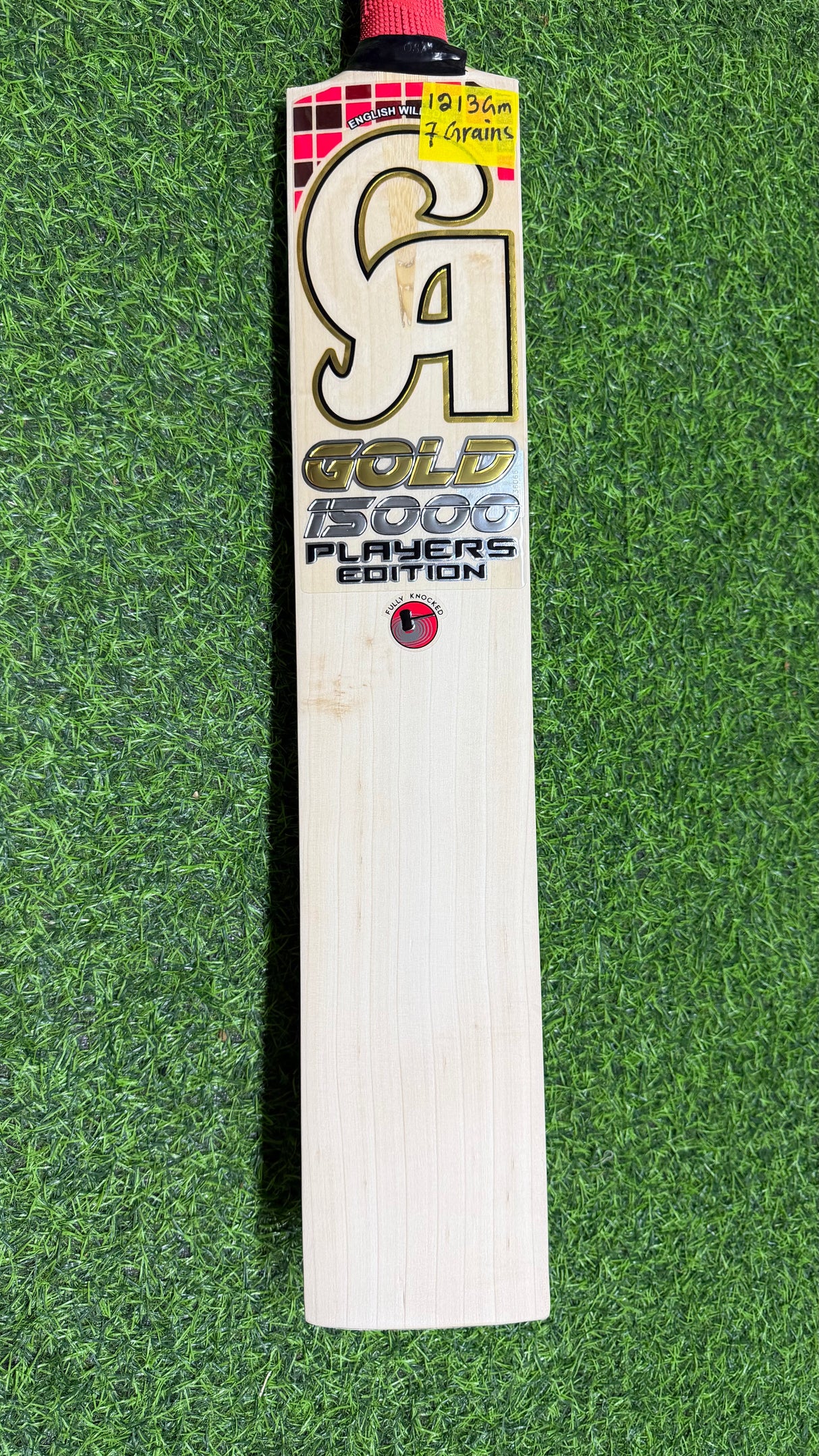 CA Gold 15000 Players Edition English Willow Bat 1213g - 7 Grains