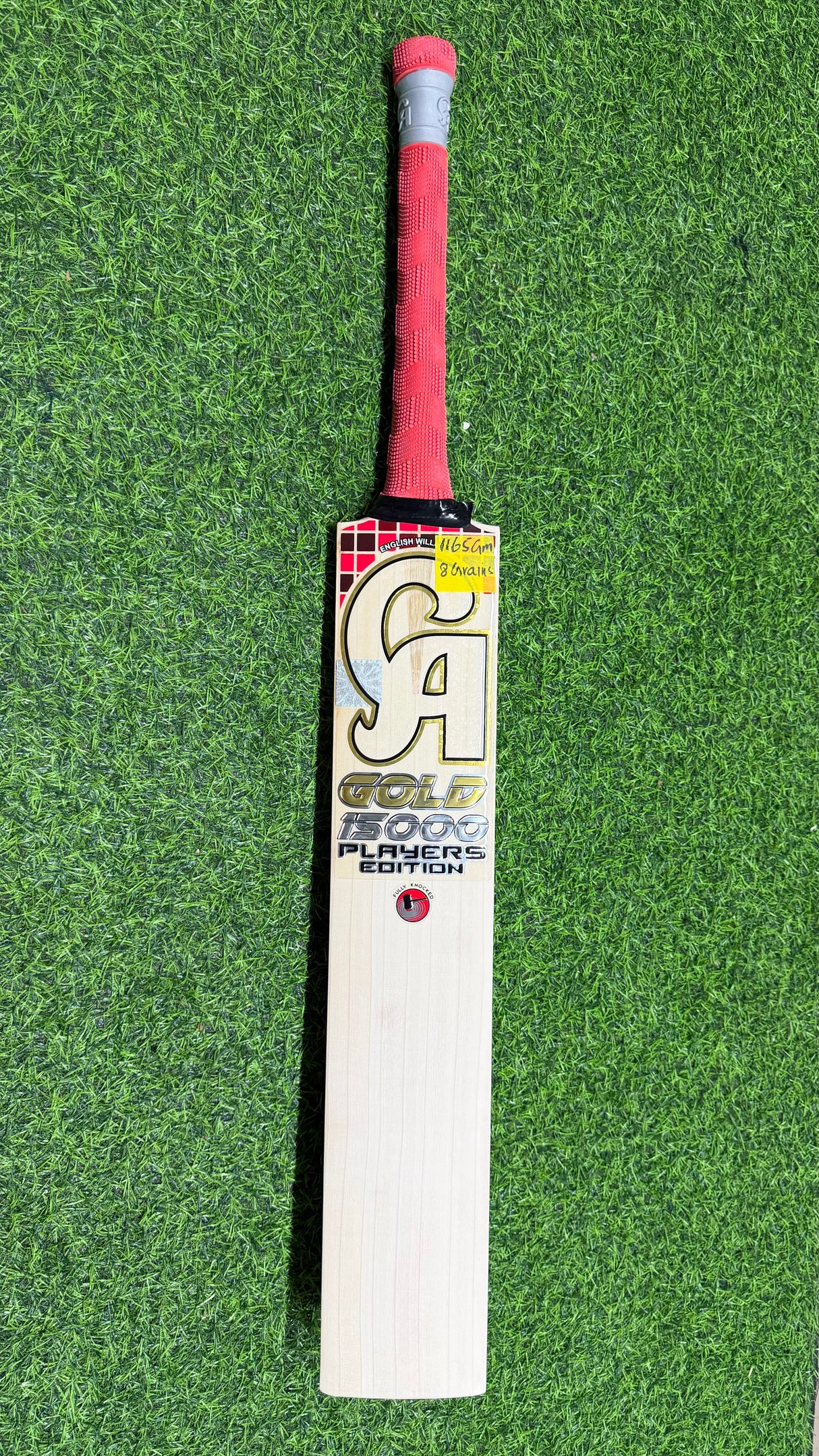 CA Gold 15000 Player Edition English Willow Bat 1165g - 8 Grains