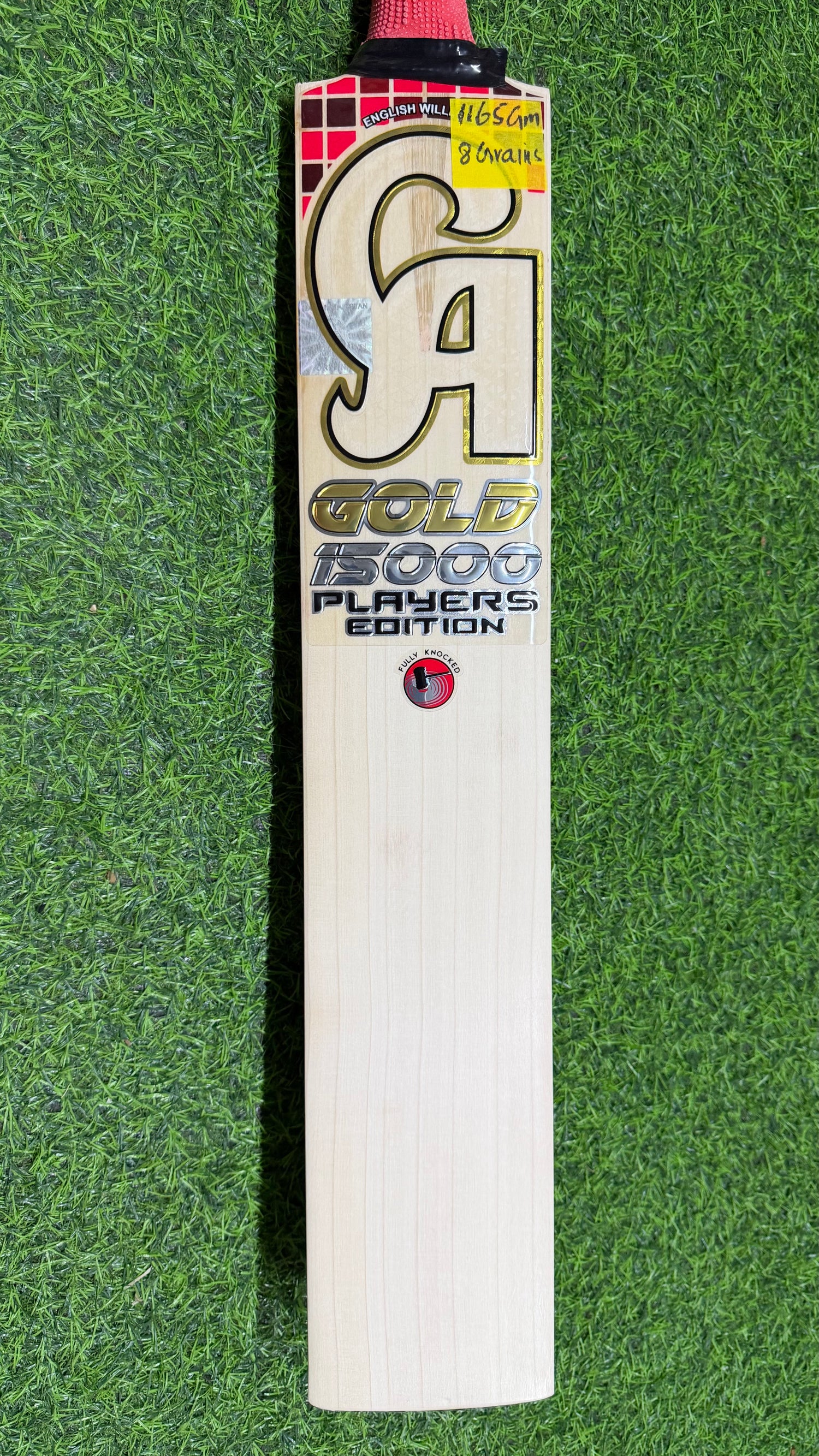 CA Gold 15000 Player Edition English Willow Bat 1165g - 8 Grains