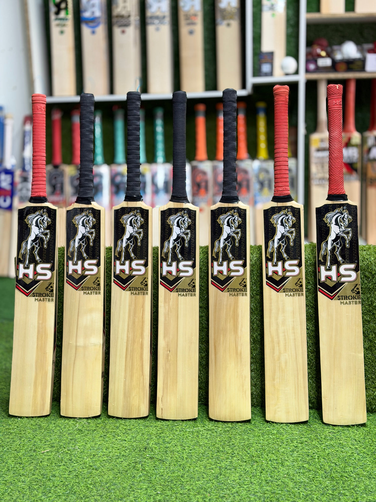 HS Stroke Master- Hard Tennis Cricket bat- Rawalakot Willow