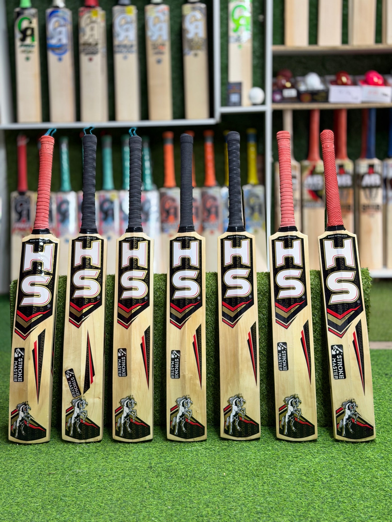 HS Stroke Master- Hard Tennis Cricket bat- Rawalakot Willow