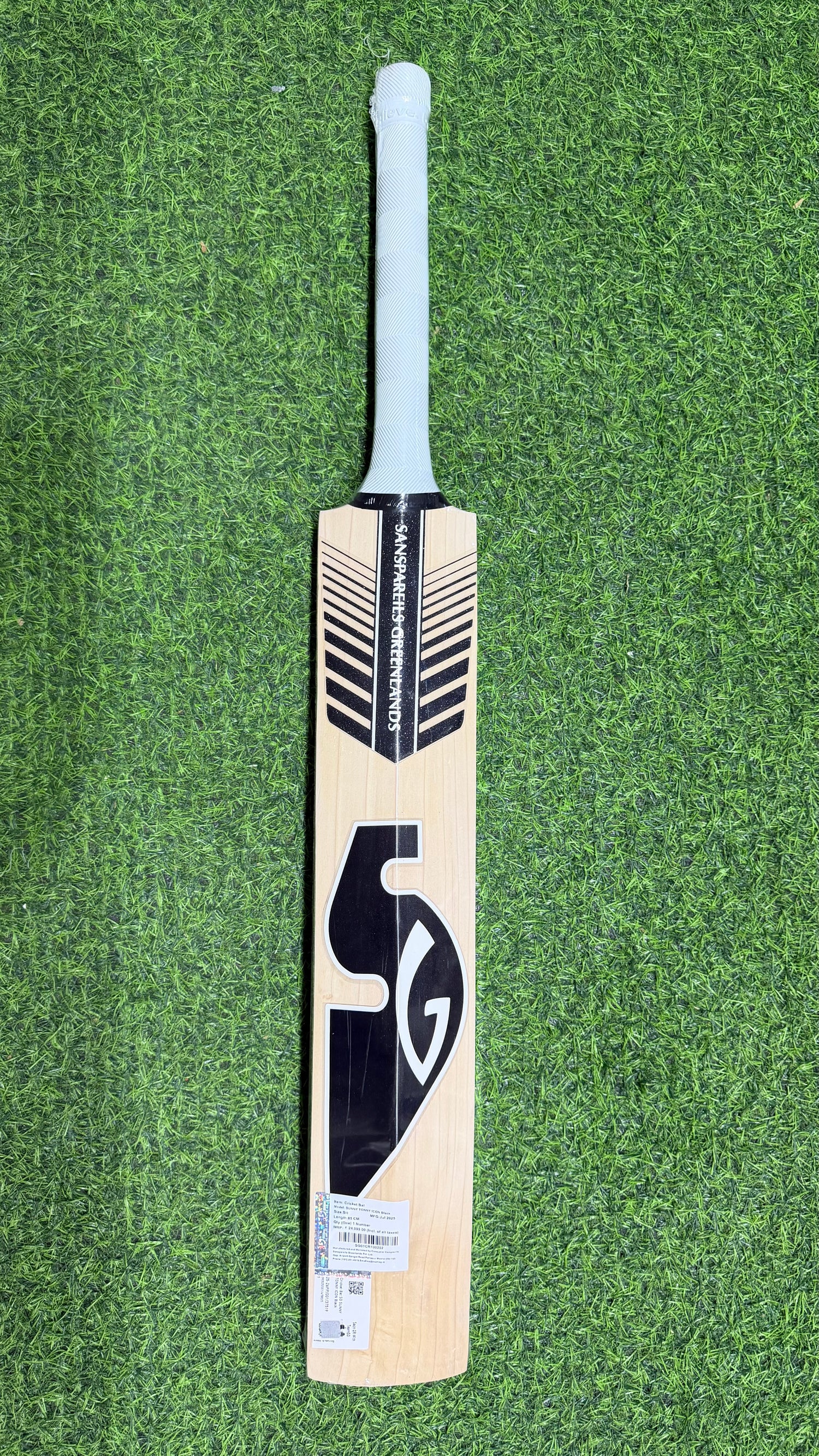 SG SUNNY TONNY ICON BLACK English willow Cricket Bat -1169g - 7Grains