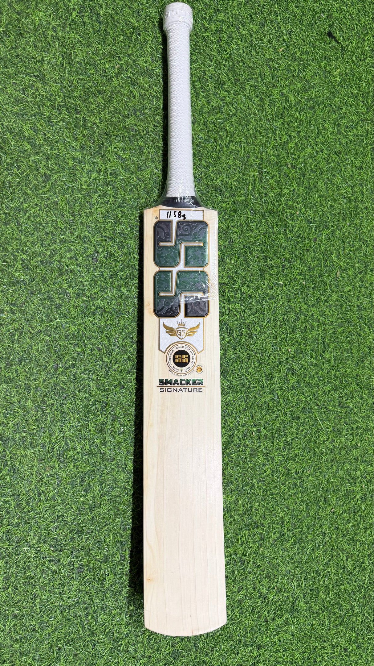 SS SMACKER SIGNATURE Premium English willow Cricket Bat - 8 Grains - 1158g