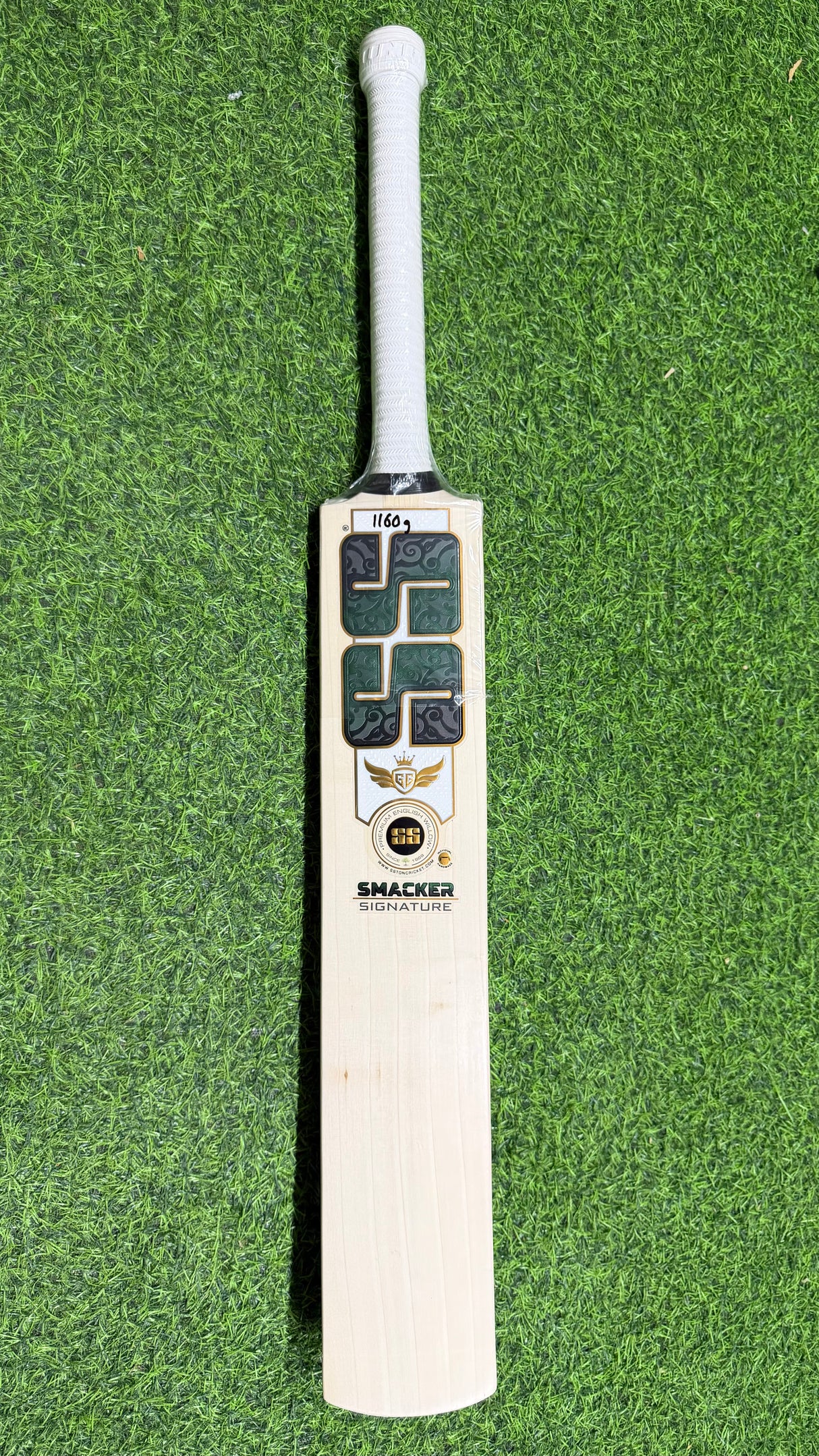 SS SMACKER SIGNATURE Premium English willow Cricket Bat - 5 Grains - 1160g