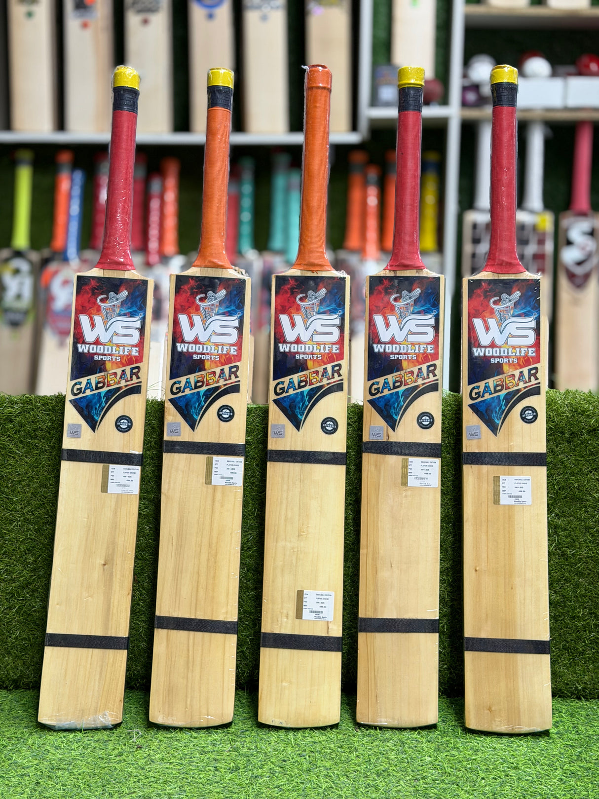 WS Gabbar Bahubali - Hard Tennis Cricket bat- kashmir Willow