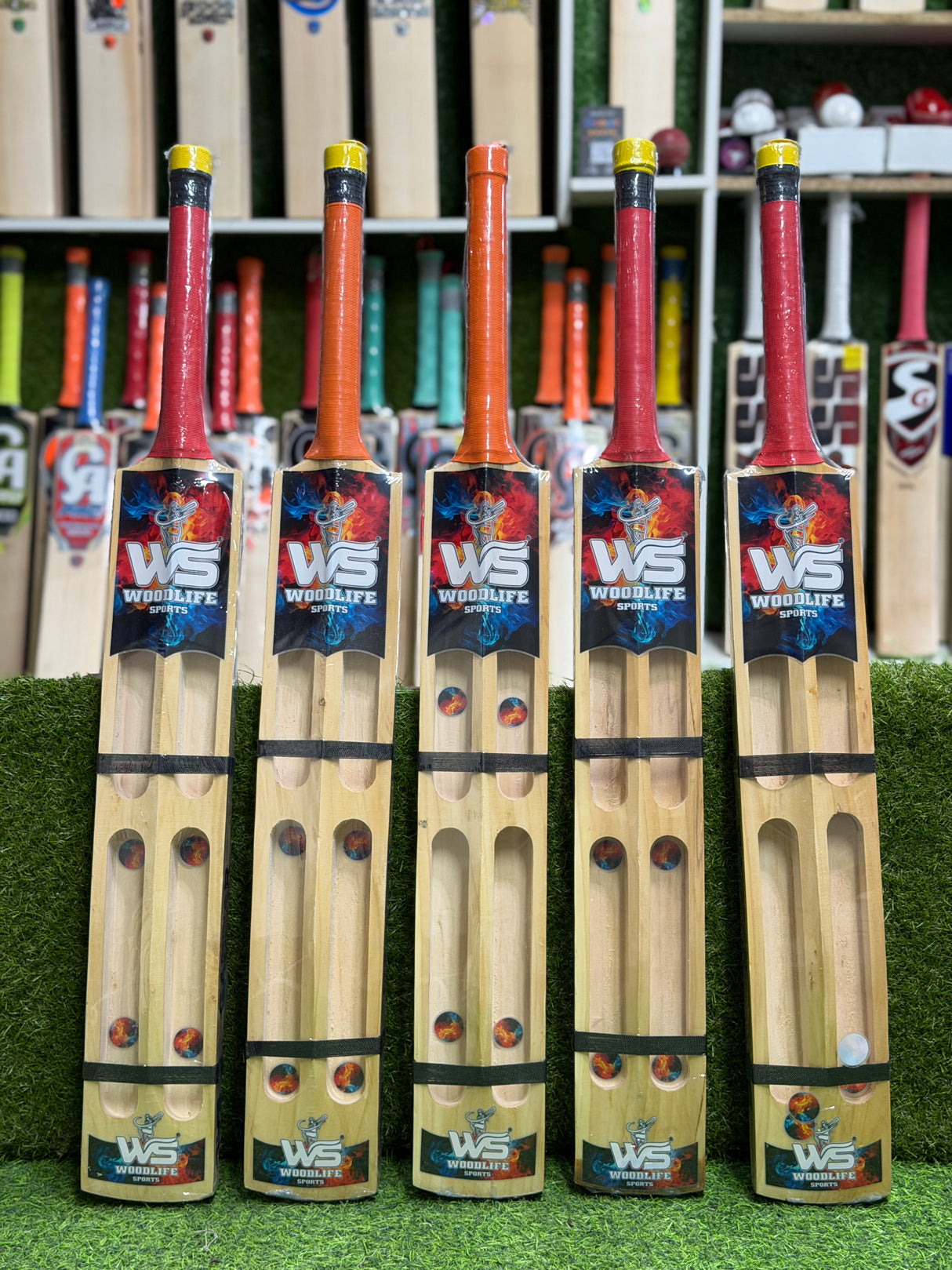 WS Gabbar Bahubali - Hard Tennis Cricket bat- kashmir Willow