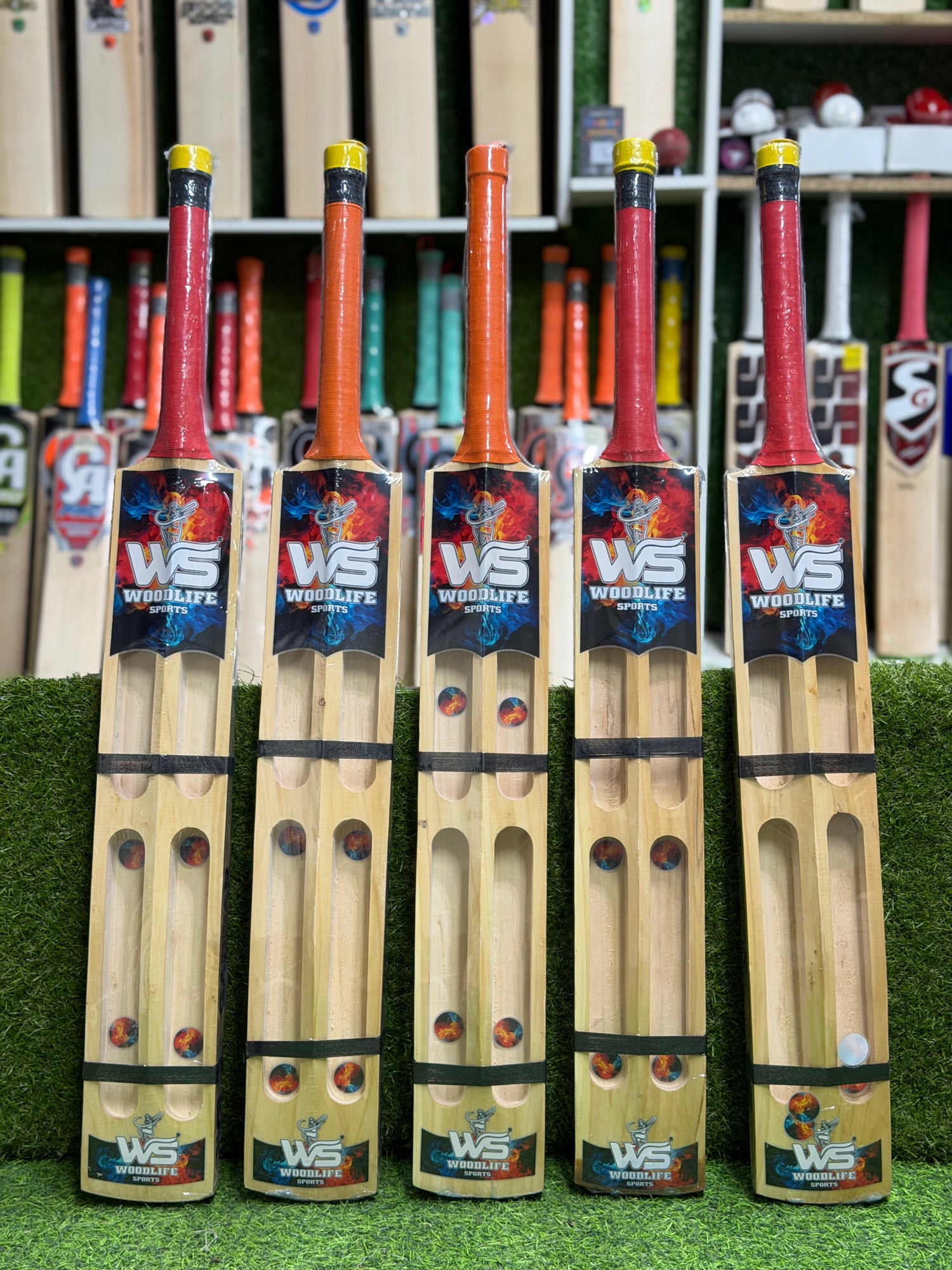 WS Gabbar Bahubali - Hard Tennis Cricket bat- kashmir Willow