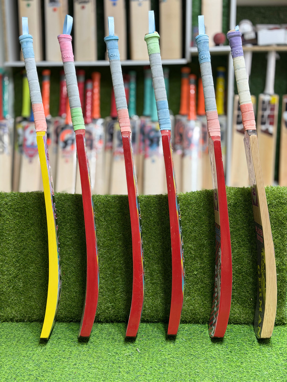 German tape-ball Soft Tennis cricket bat-Coconut Willow ( Grade 2 )