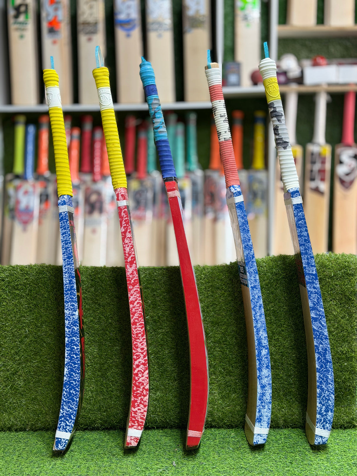 SAKI tape-ball Soft Tennis cricket bat-Coconut Willow