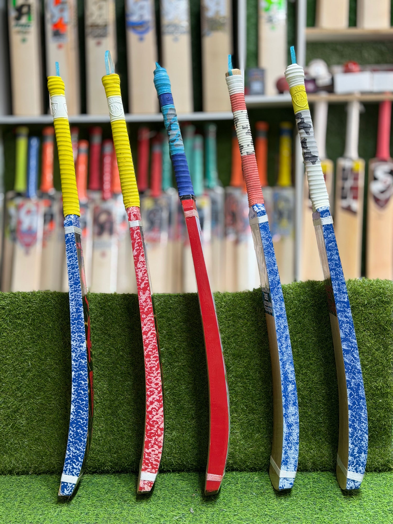 SAKI tape-ball Soft Tennis cricket bat-Coconut Willow