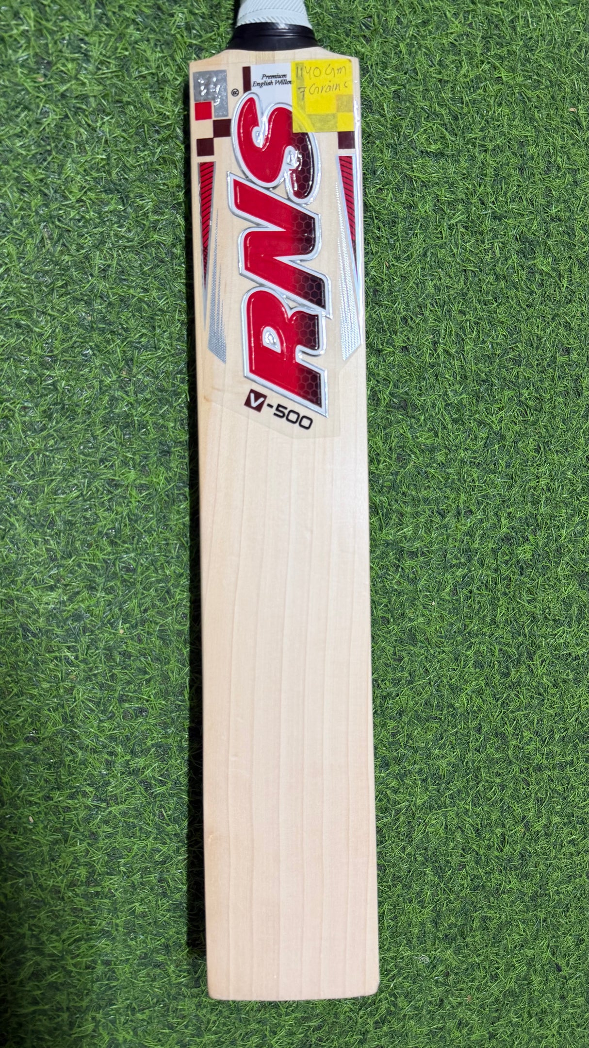 RNS Larsons V-500 Grade 1 English Willow Cricket Bat -1140g
